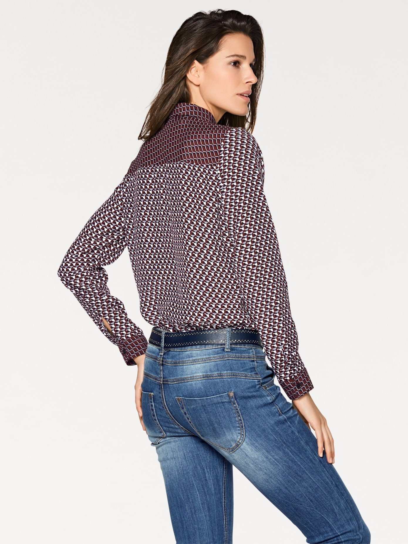 RICK CARDONA by Heine Gedessineerde blouse