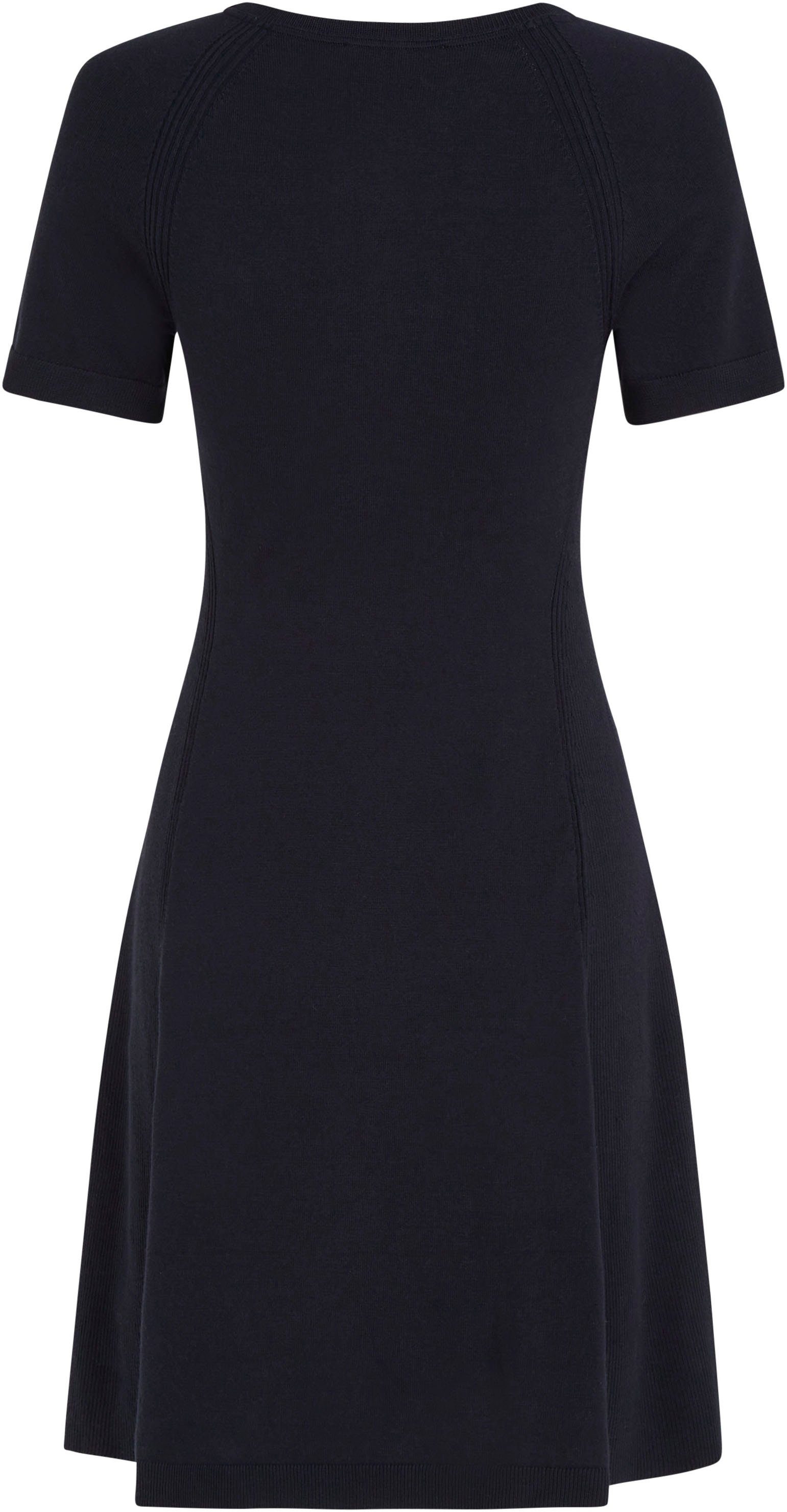 Tommy Hilfiger Jerseyjurk CO JERSEY STITCH F&F DRESS met logoborduursel op borsthoogte
