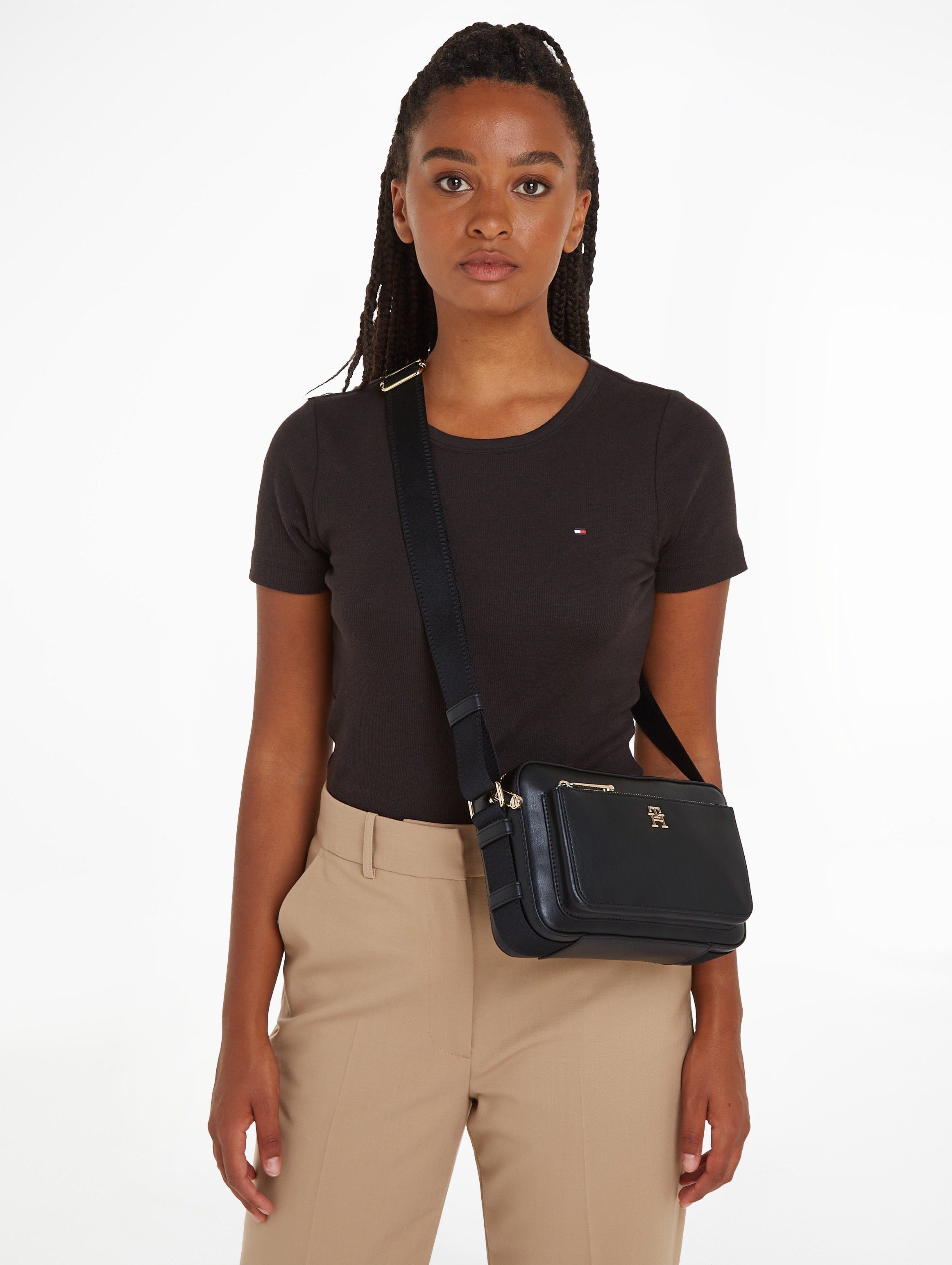 Tommy Hilfiger Minibag ICONIC TOMMY CAMERA BAG Handtas dames schoudertas