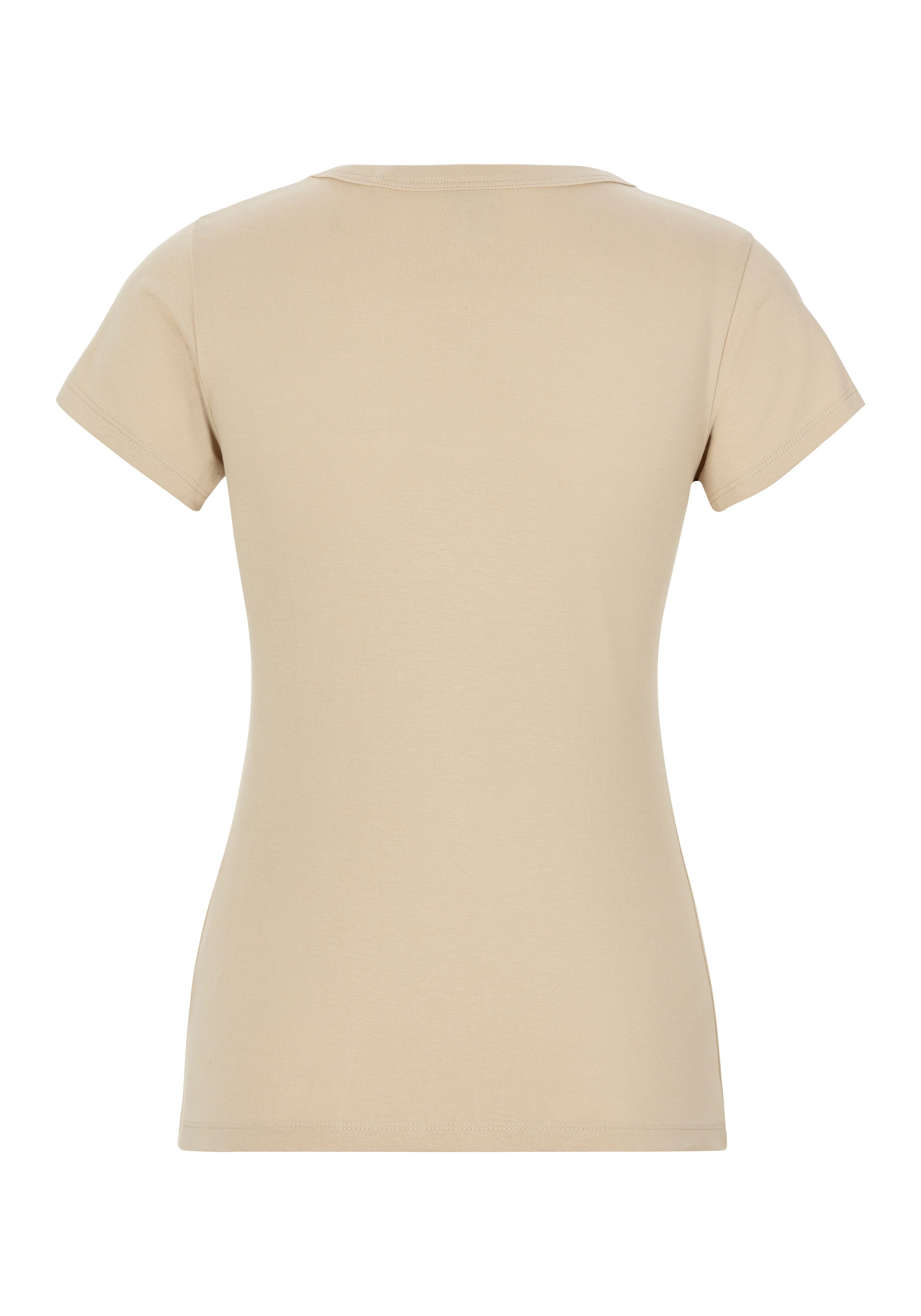 Boss Orange Shirt met V-hals C_Eslane_4 met een logo-opschrift