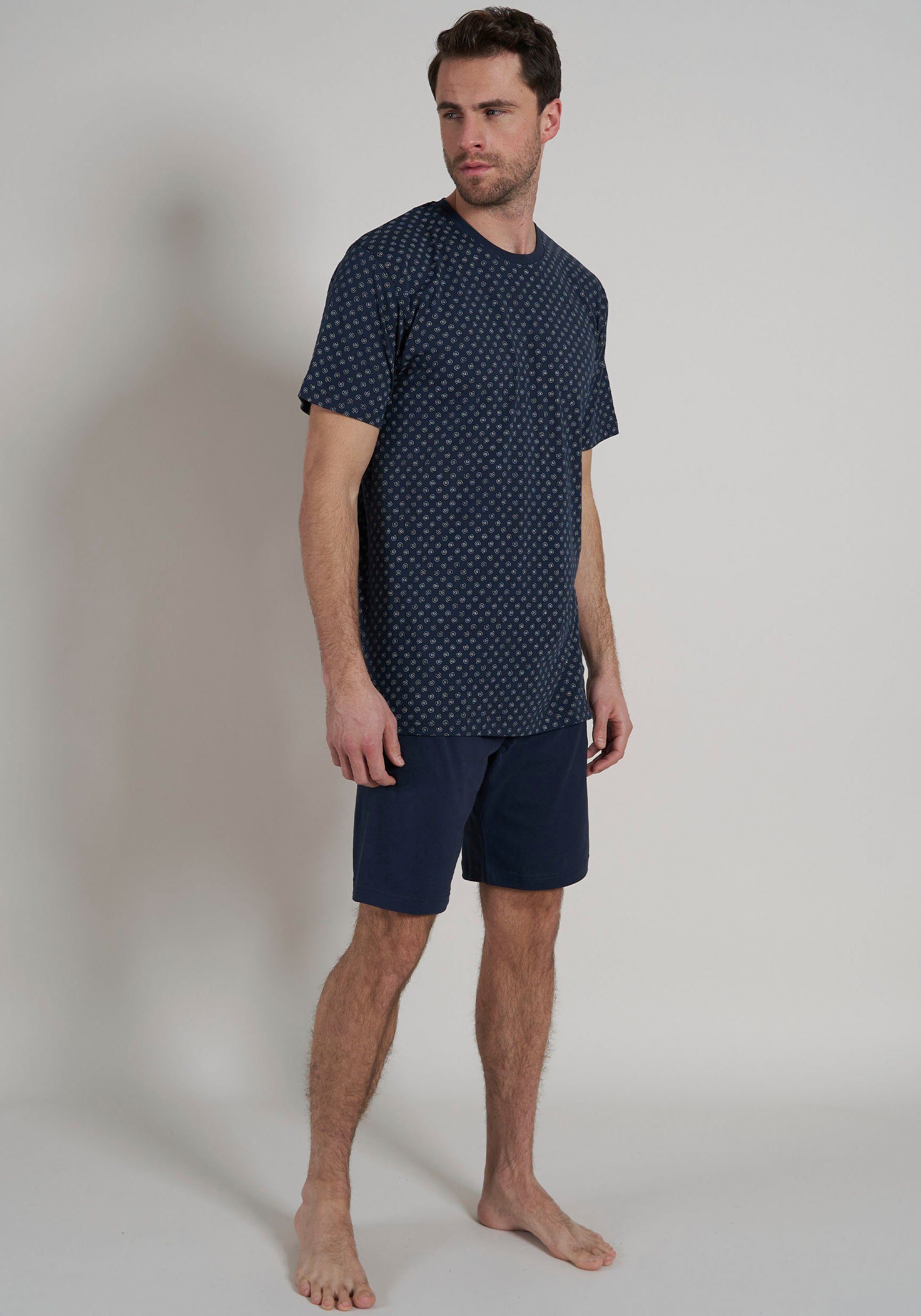 bugatti Shortama met aangenaam draaggevoel (2-delig) heren shortama's maat 56 blauw