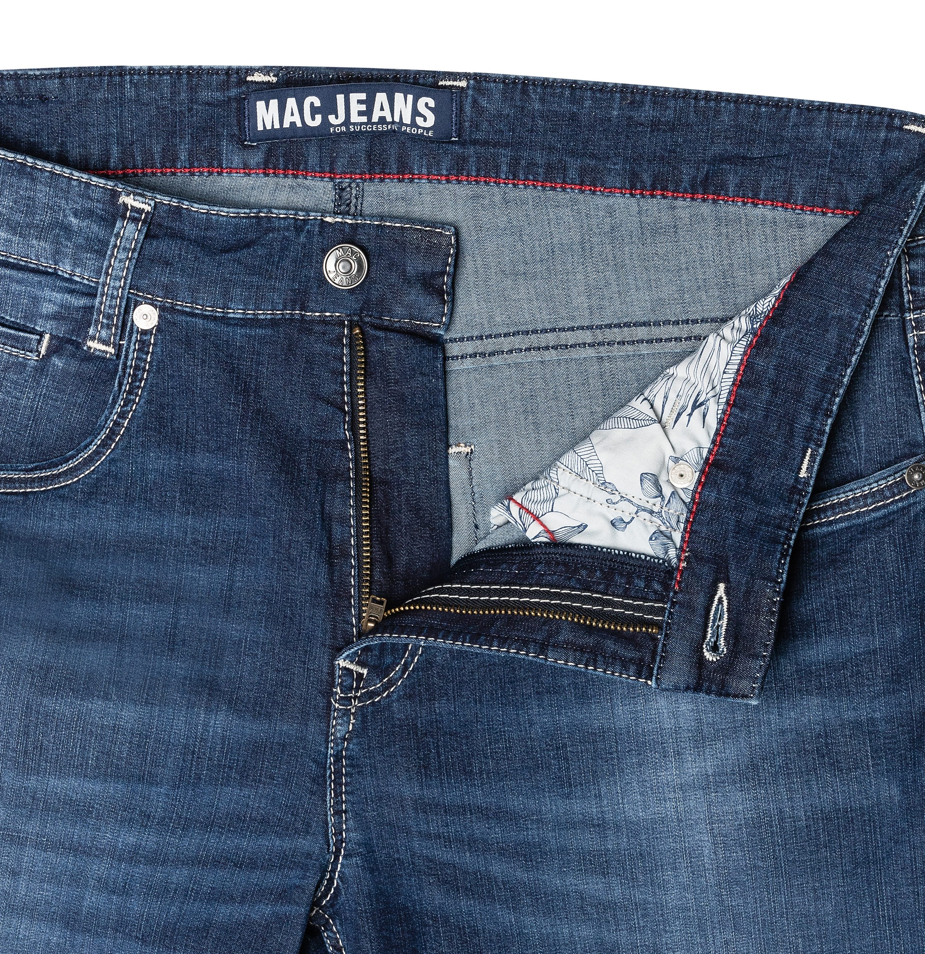 MAC Slim fit jeans Arne-Pipe light smalle figuuraccentuerende snit