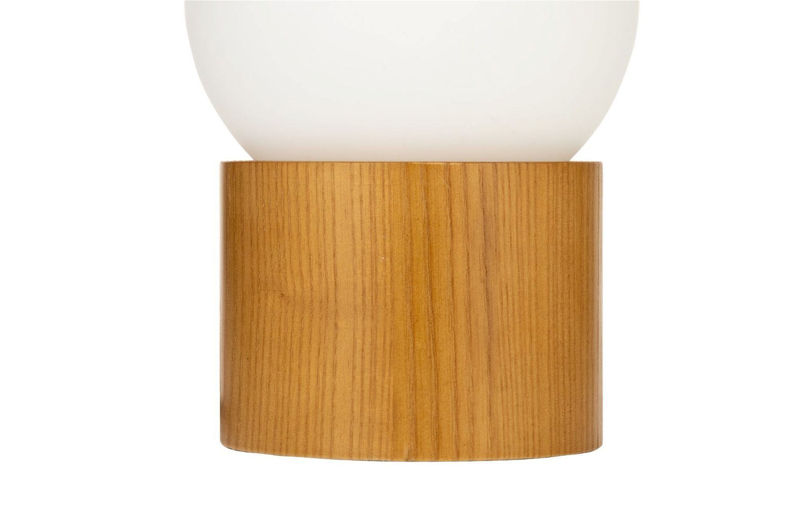 Pauleen Tafellamp Woody Shine glas/esdoornhout 230V max. 3,5W wit/hout natuur