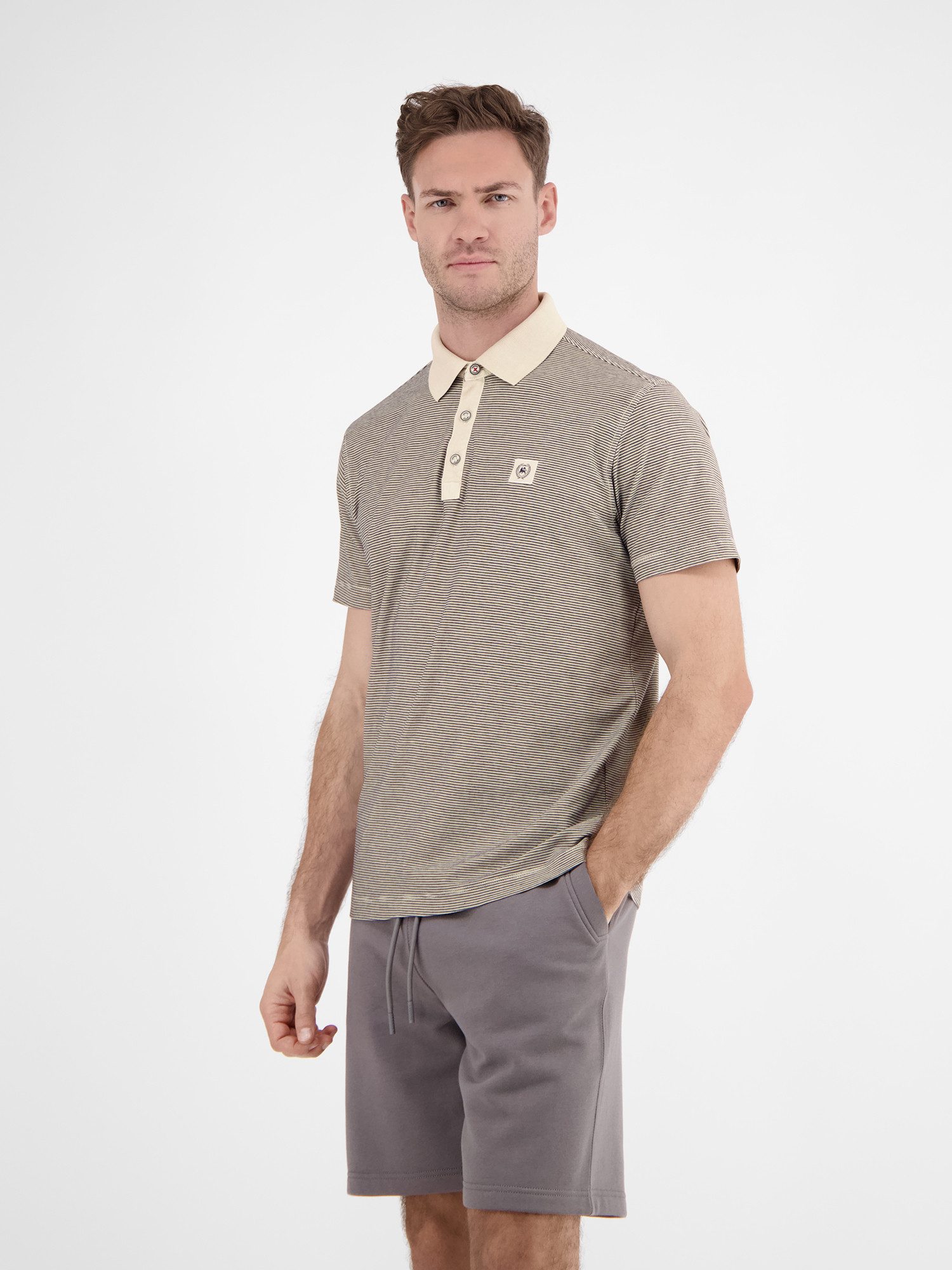 Lerros Poloshirt LERROS heren poloshirt, gestreept