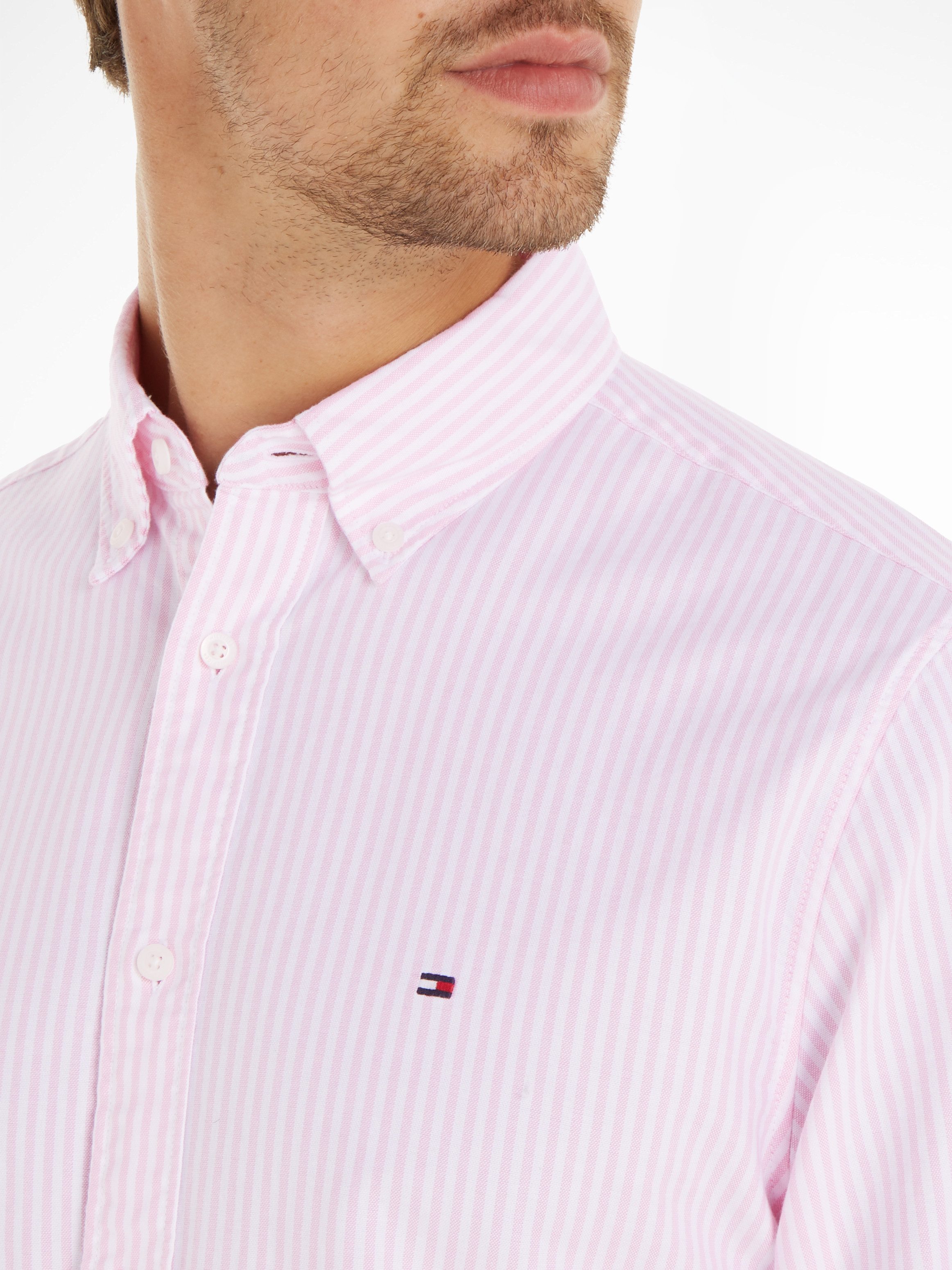 Tommy Hilfiger Overhemd met lange mouwen HERITAGE OXFORD STRIPE RF SHIRT