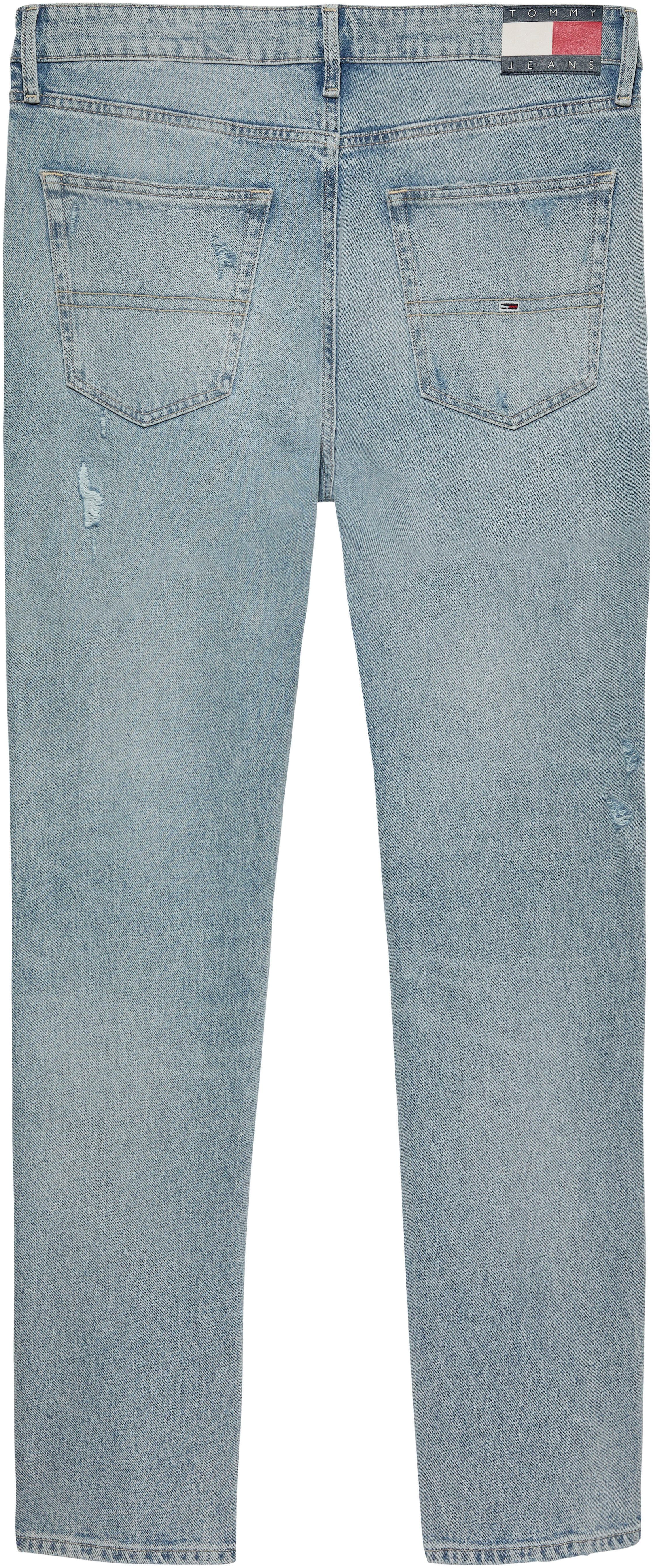 TOMMY JEANS Straight jeans RYAN RGLR STRGHT met used-effecten