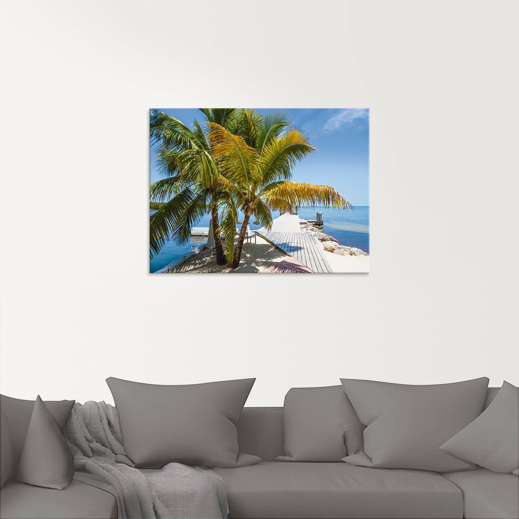 Artland Print op glas Florida Keys hemelse blik