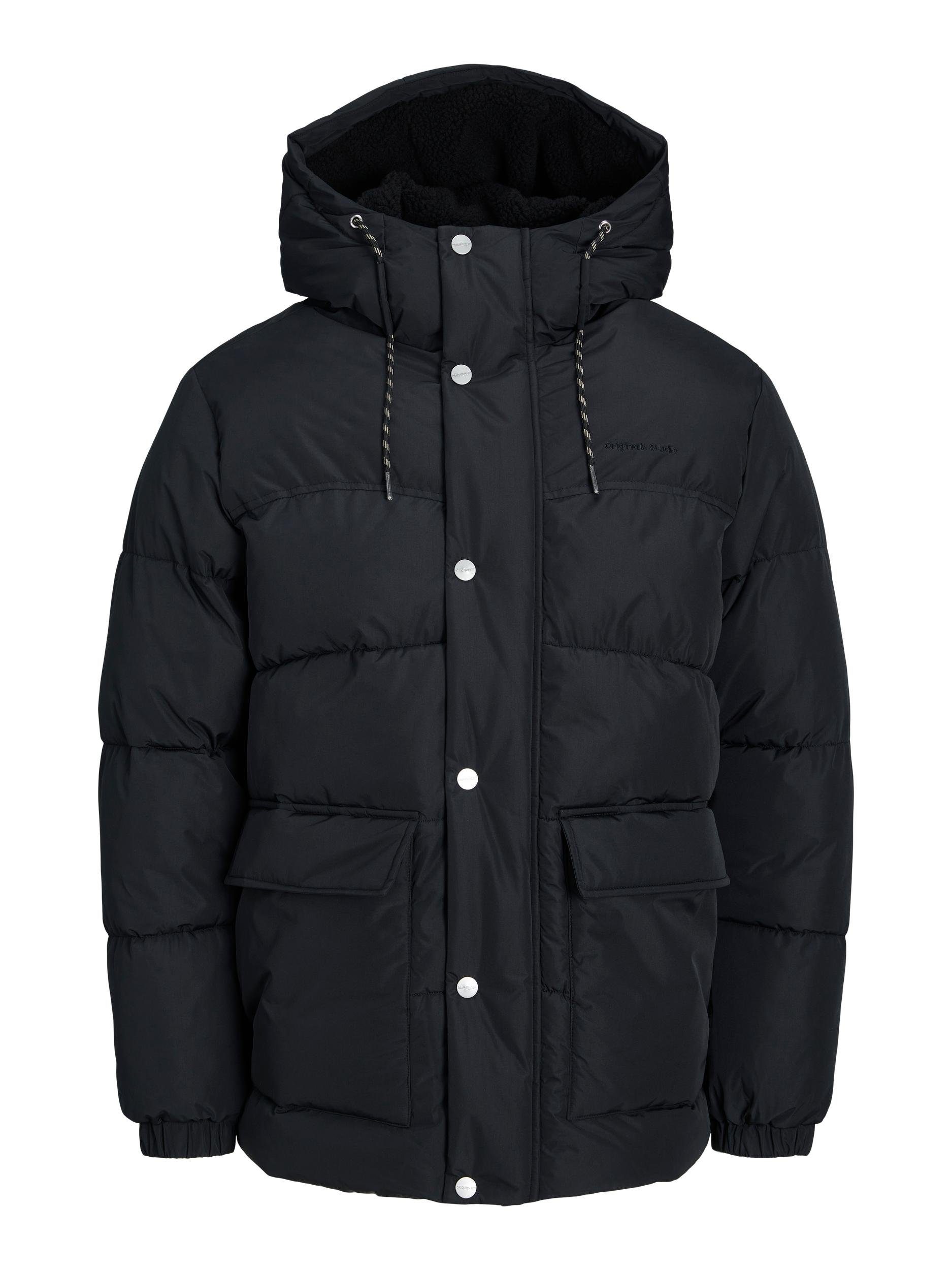 Jack & Jones Winterjack JORLAKEWOOD PARKA JACKET BF heren winterjassen maat M zwart