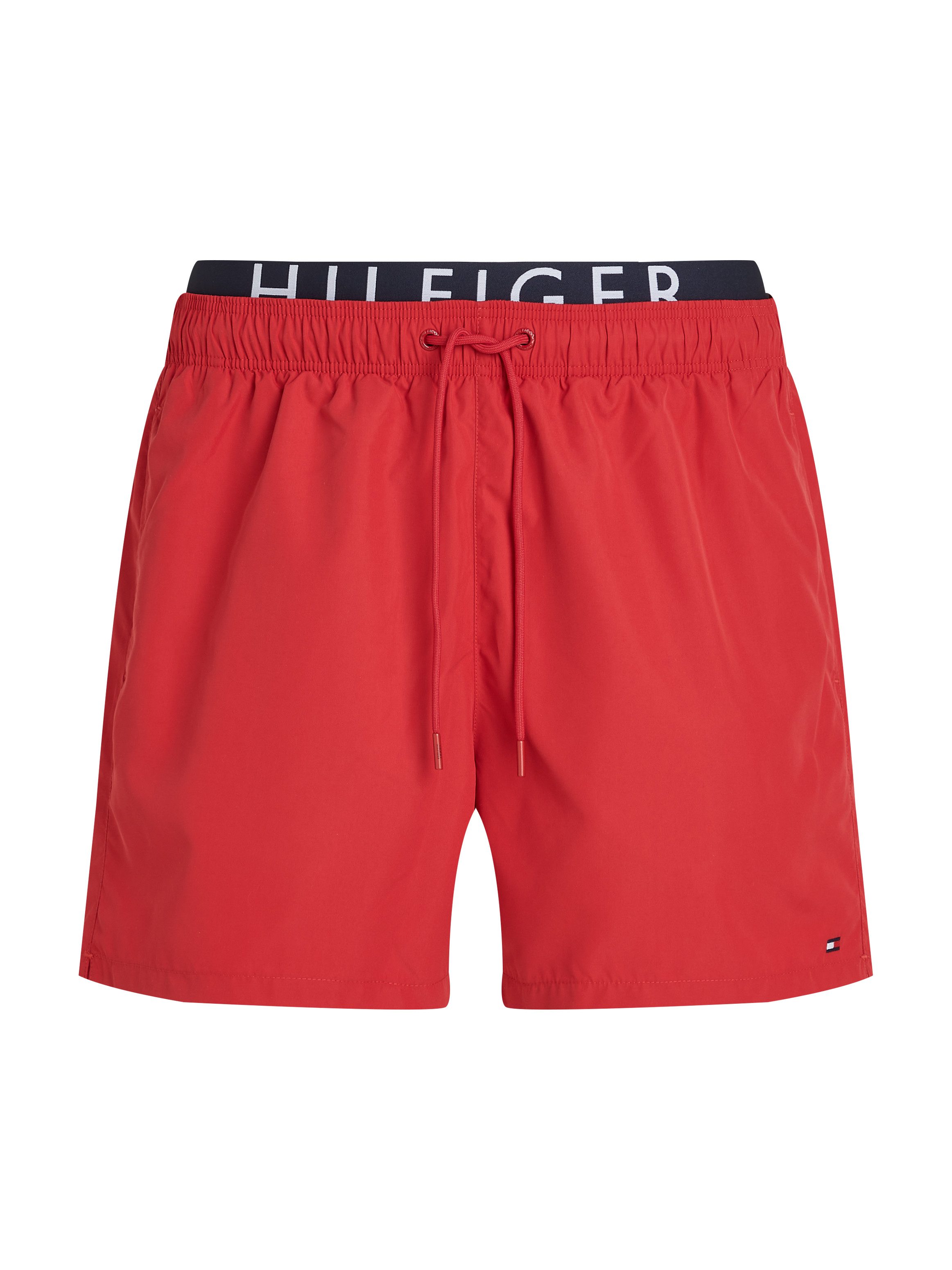 Tommy Hilfiger Swimwear Zwemshort MEDIUM DRAWSTRING DW met bindband, met logo-opdruk