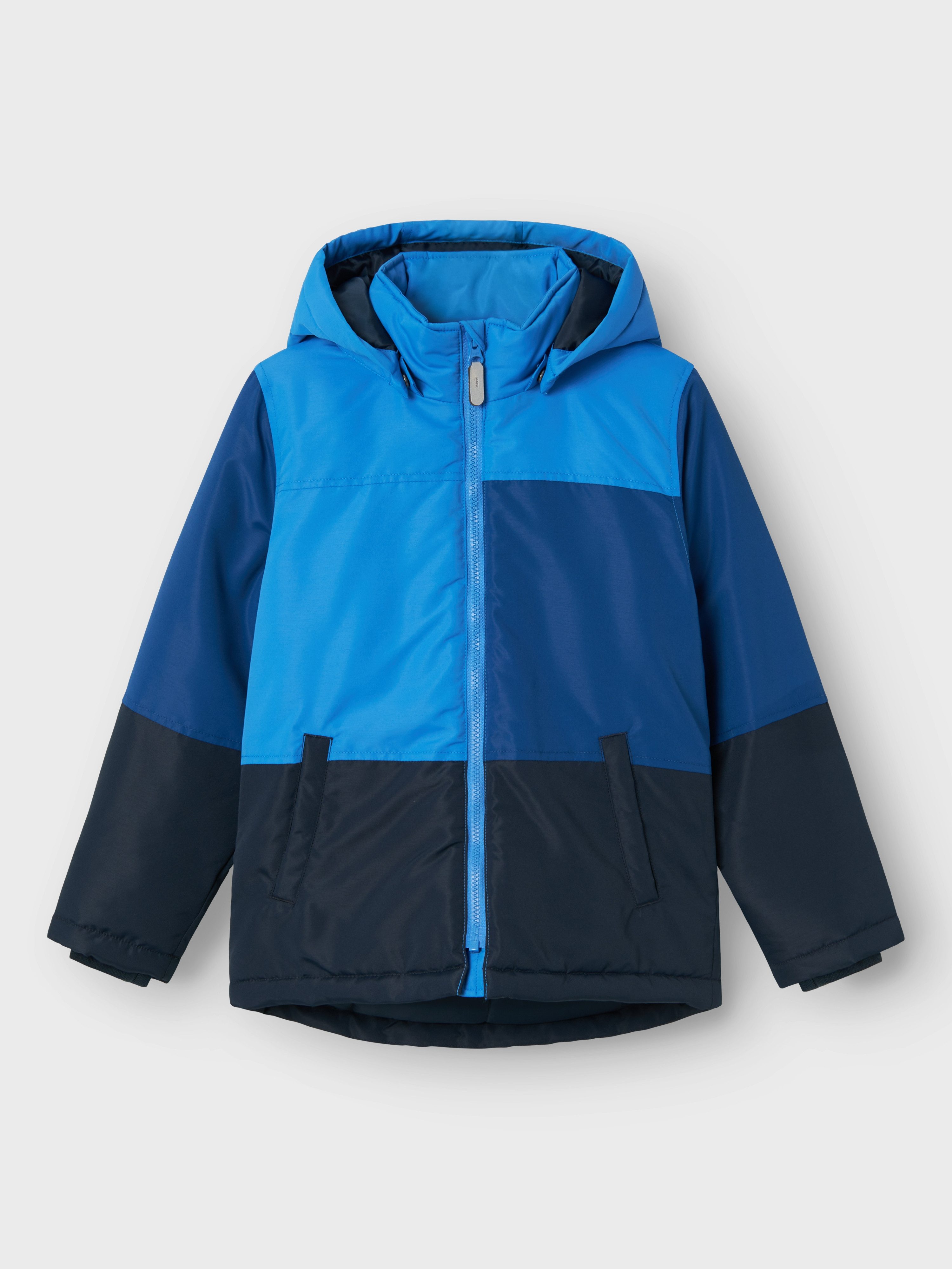 Name It Softshell-jack NKMMAX JACKET BLOCKS2 NOOS met decoratieve reflecterende details