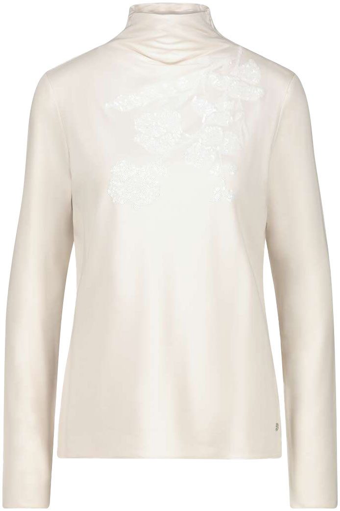 Monari Shirt met lange mouwen met pailletten