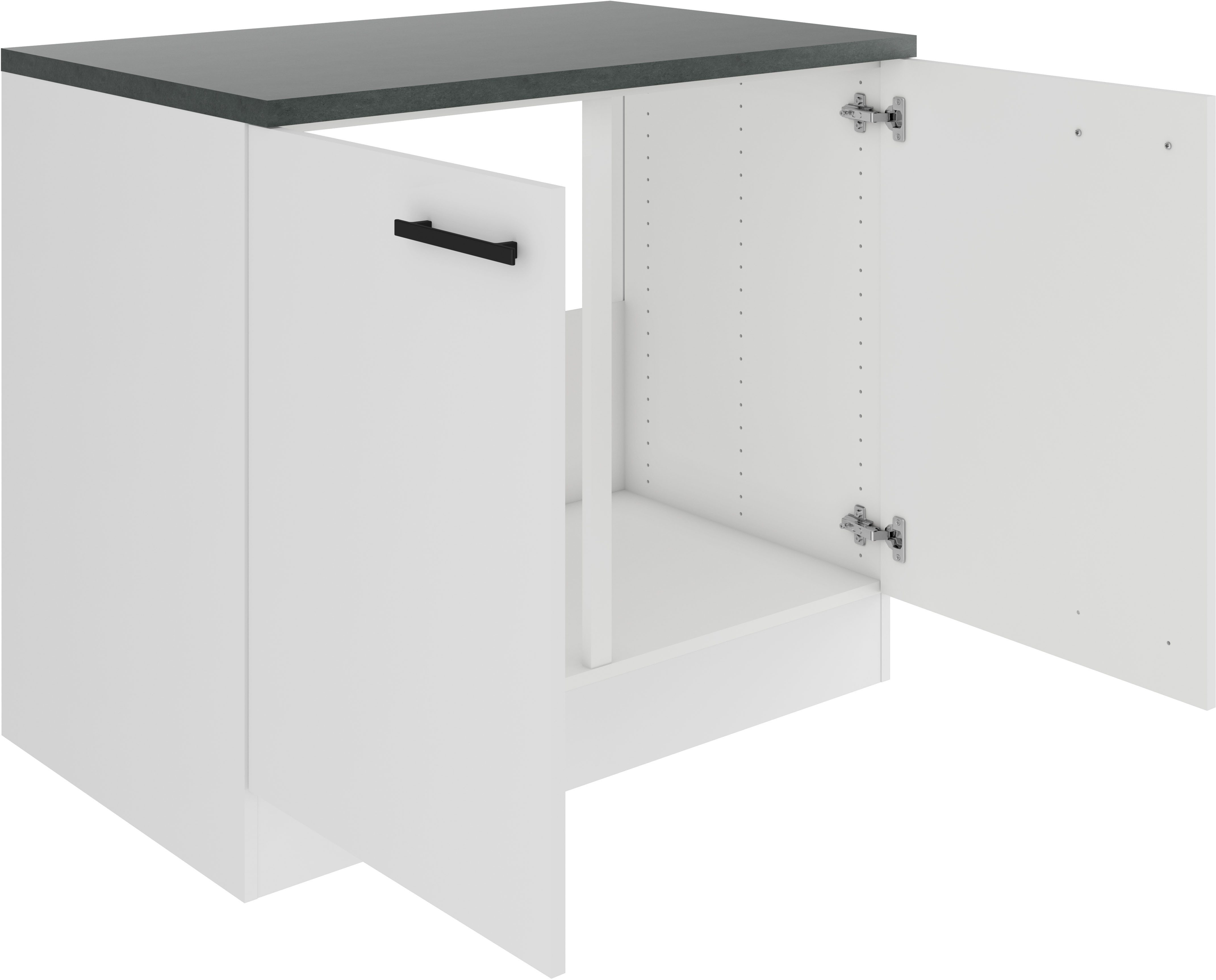 OPTIFIT Gootsteenkast Palma Breedte 100 cm, inclusief inbouwspoelbak