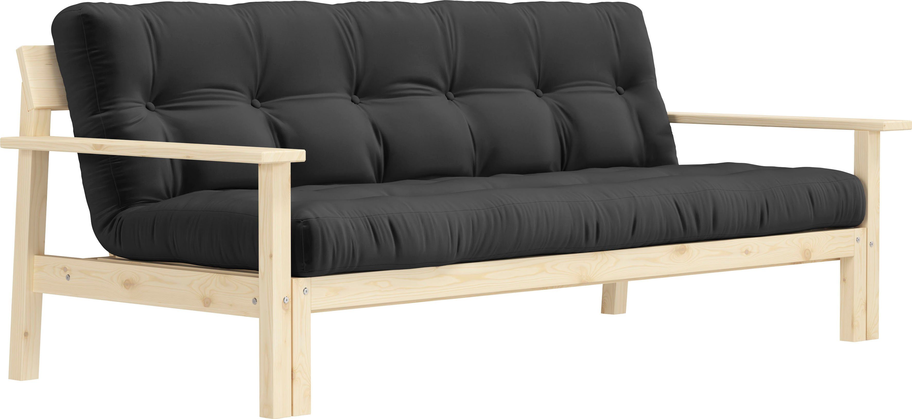 Karup Slaapbank Unwind Met houtstructuur, incl. futonmatras, ligoppervlak 130x190 cm