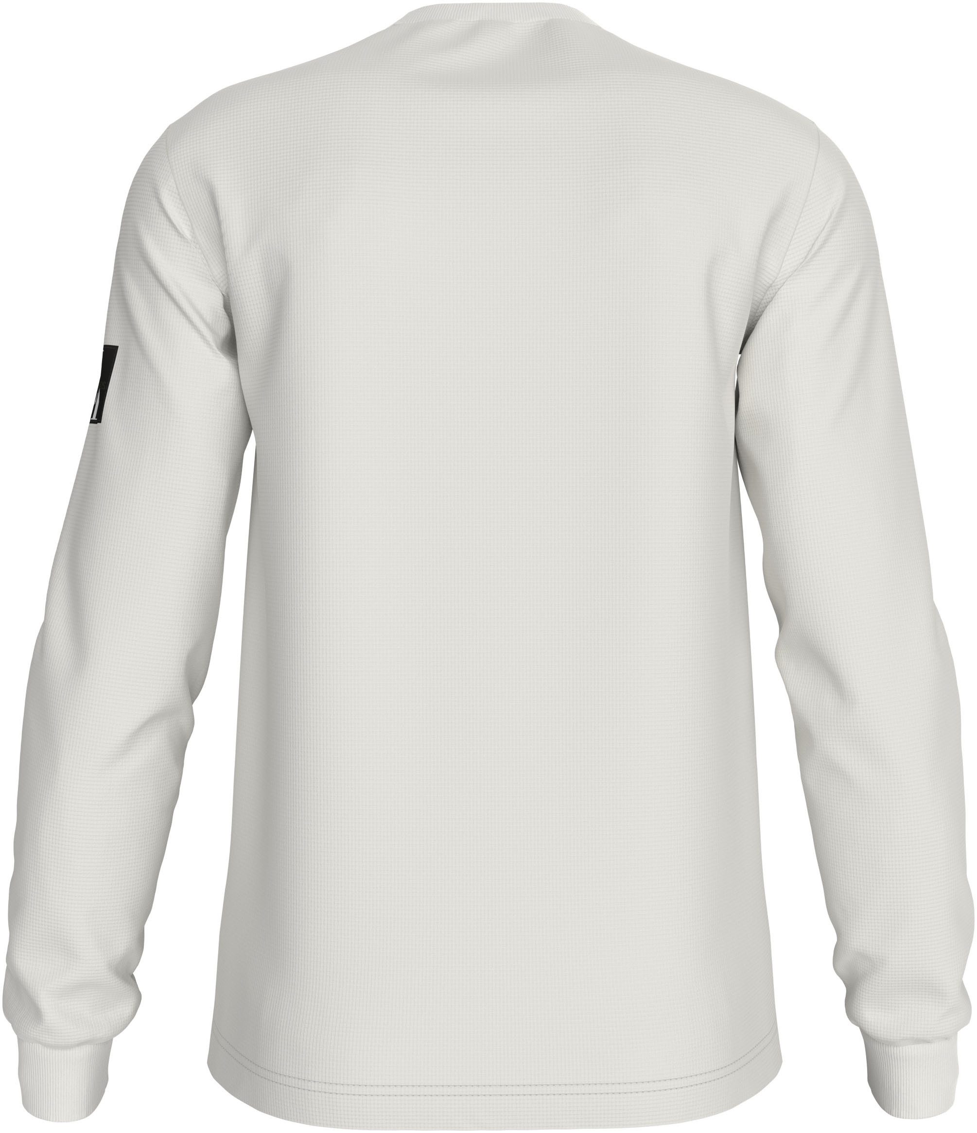 Calvin Klein Shirt met lange mouwen BADGE WAFFLE LS TEE