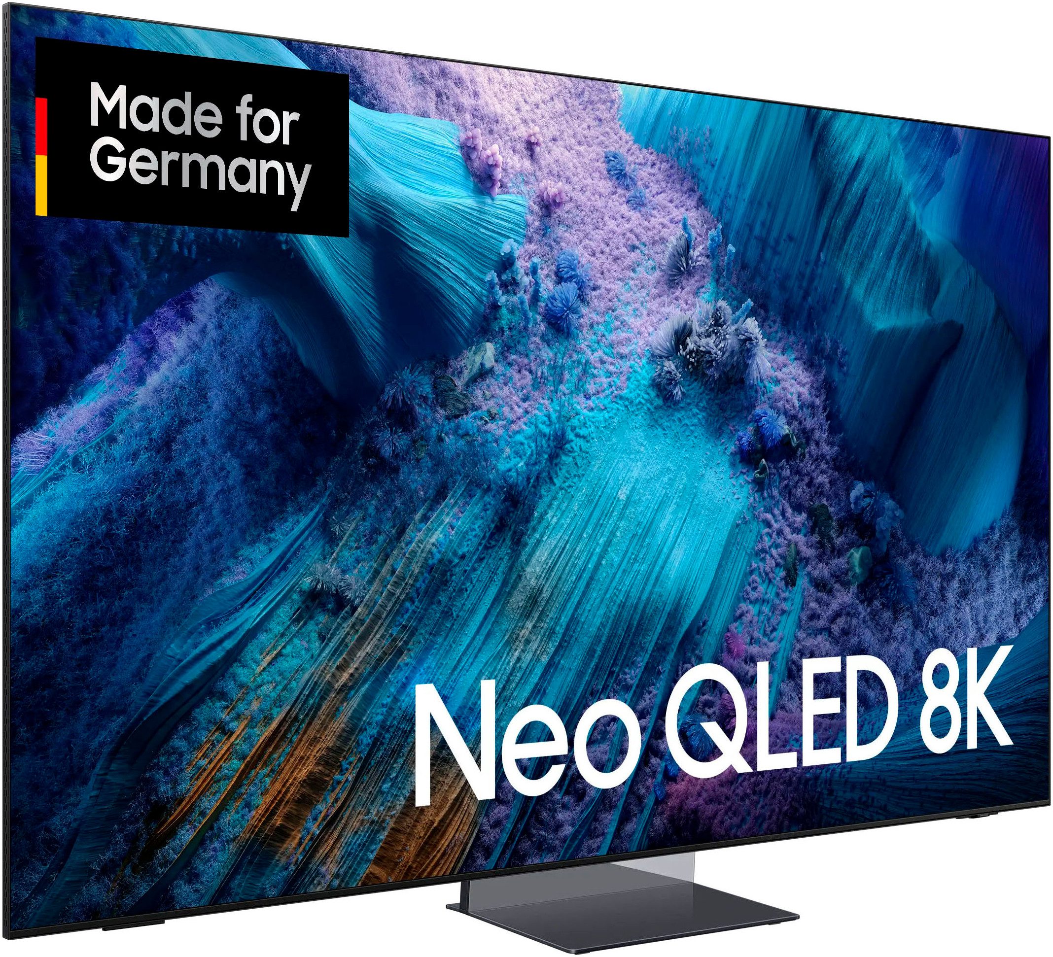Samsung QLED-TV GQ85QN990FT QLED Mini LED-televisie, 8k ai upscaling pro & glare free, draadloze one connect box, art store