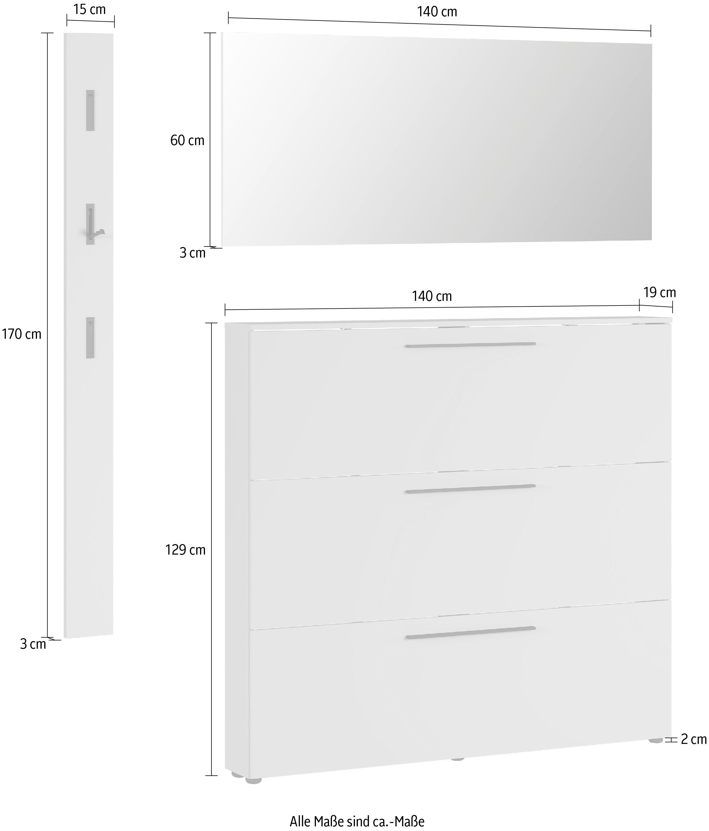 GERMANIA Halmeubelset GW-Utah (set, 4-delig)