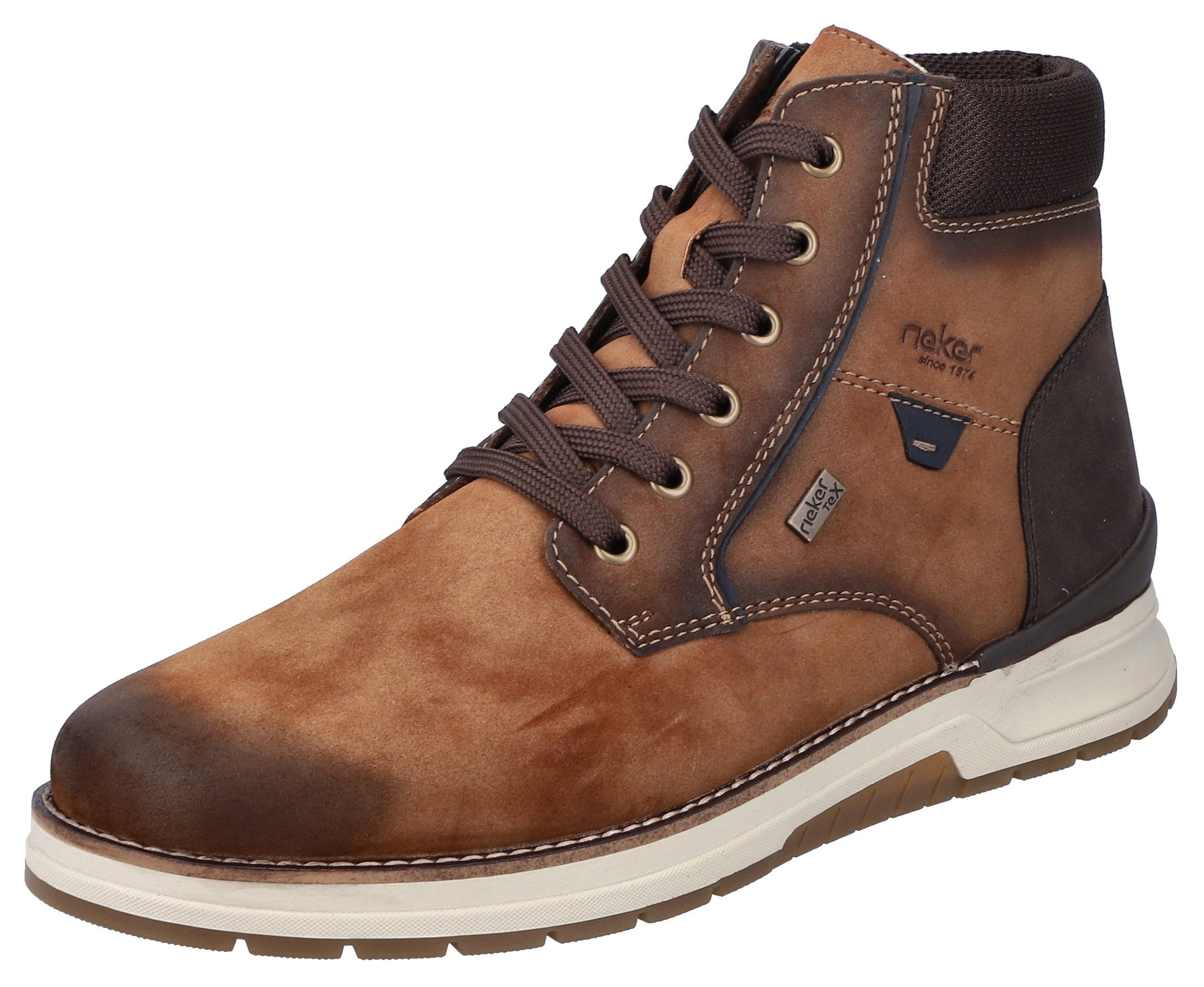 Rieker Winterlaarzen , veterschoenen, winterenkellaars, memocup-uitrusting, used-look
