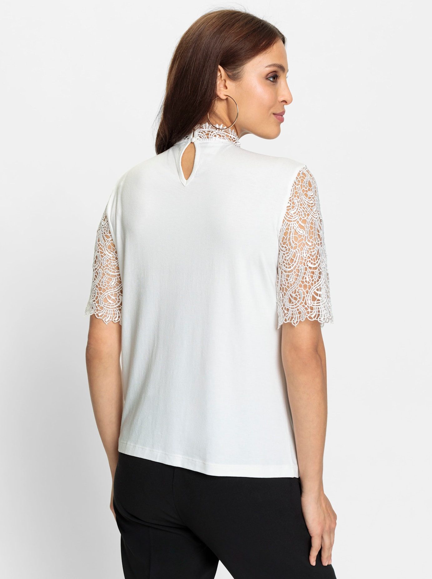 Lady Kanten shirt (1-delig)