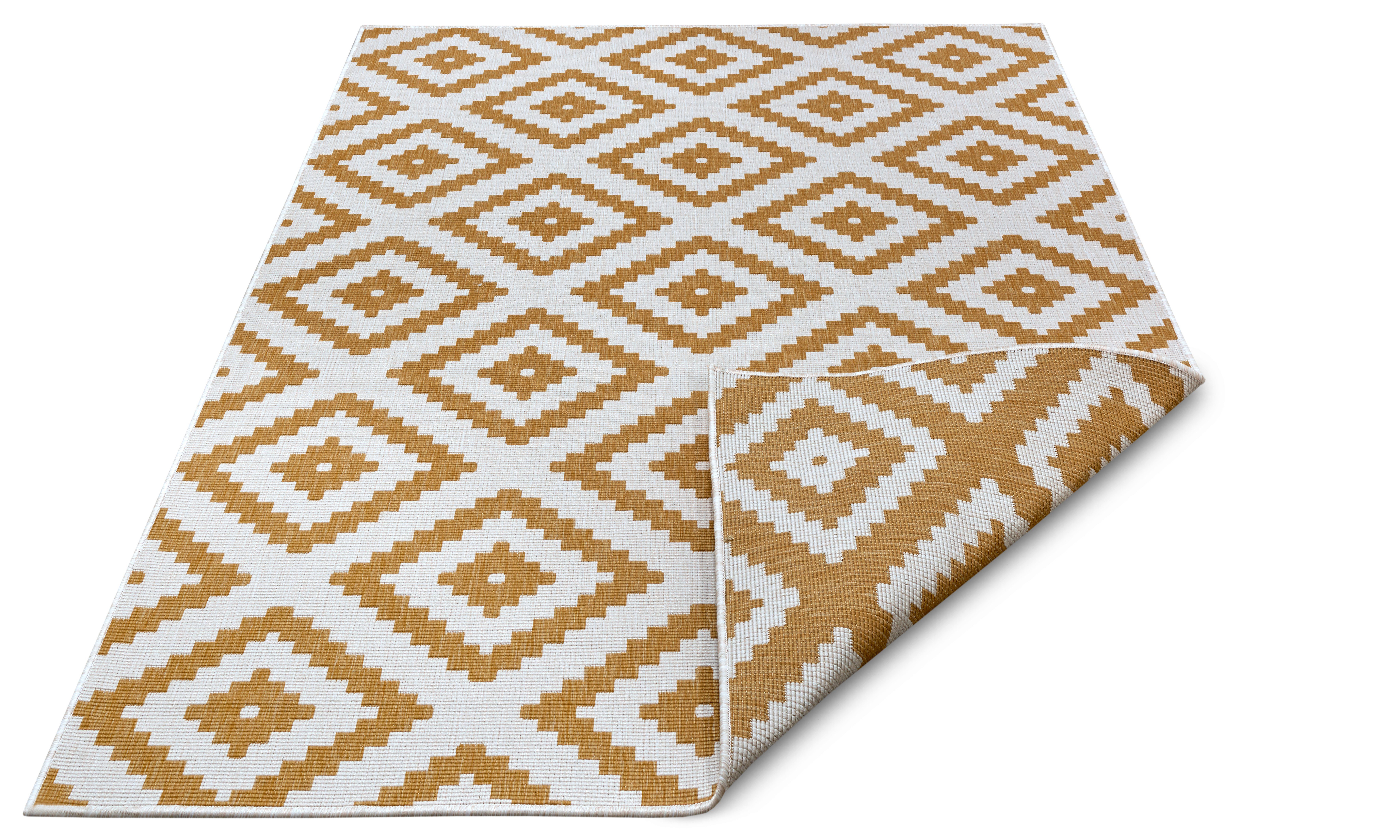 NORTHRUGS Vloerkleed Malta tweezijdig te gebruiken kleed Binnen- en buitengebruik, weerbestendig, balkon, terras, ruit, loper, woonkamer