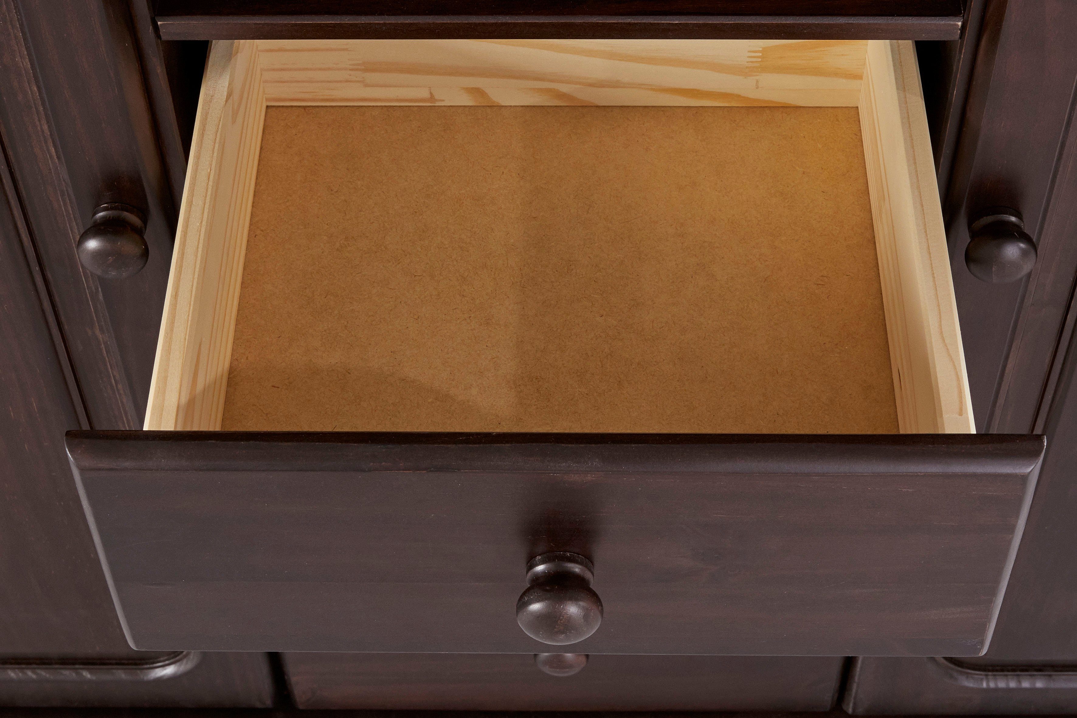Home affaire Highboard Mette Opbergkast met 3 lades en verstelbare planken
