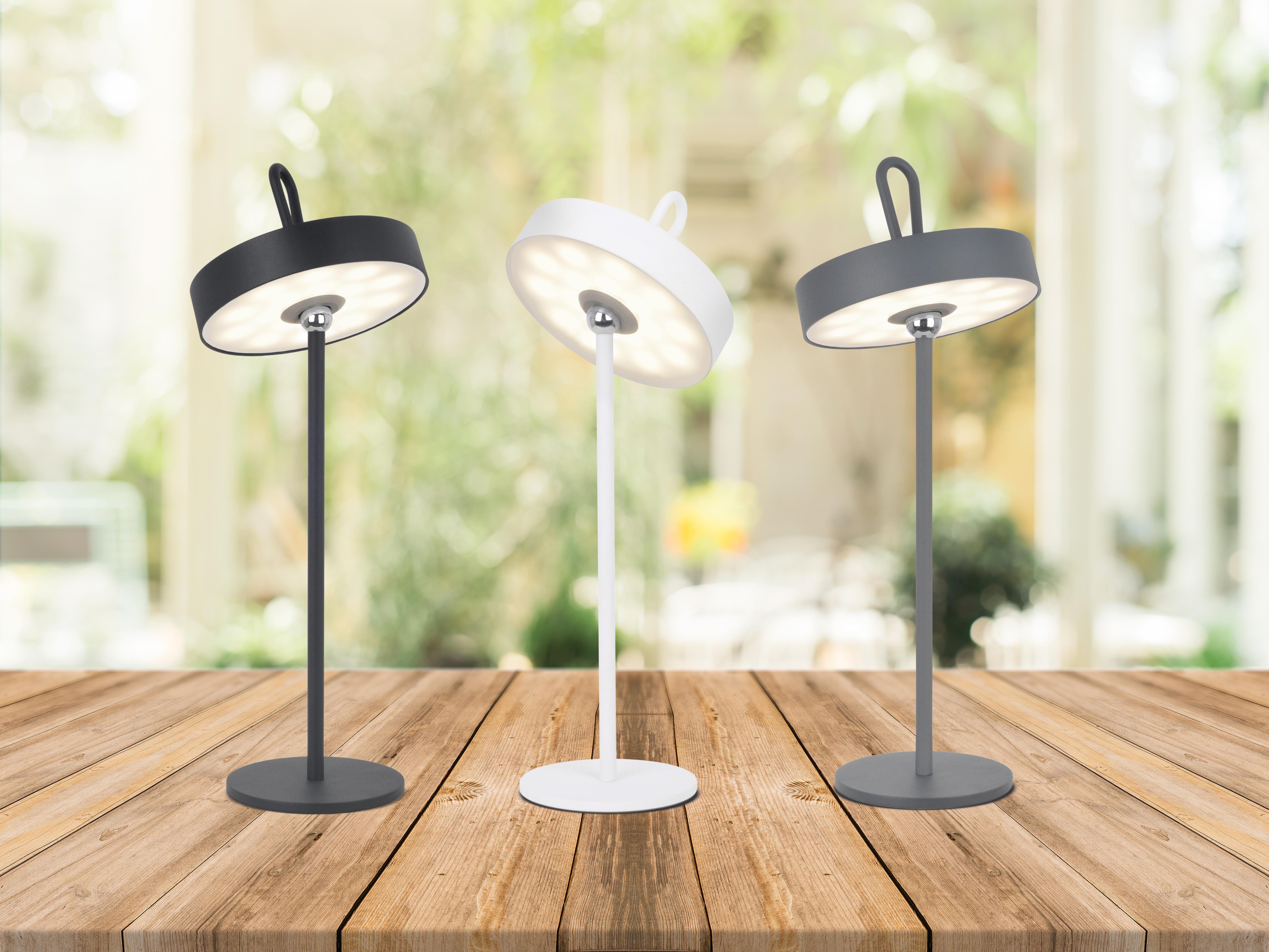 näve Tafellamp voor buiten Ella Dimbaar, scherm magnetisch en verlicht afneembaar, geheugenfunctie (1 stuk)
