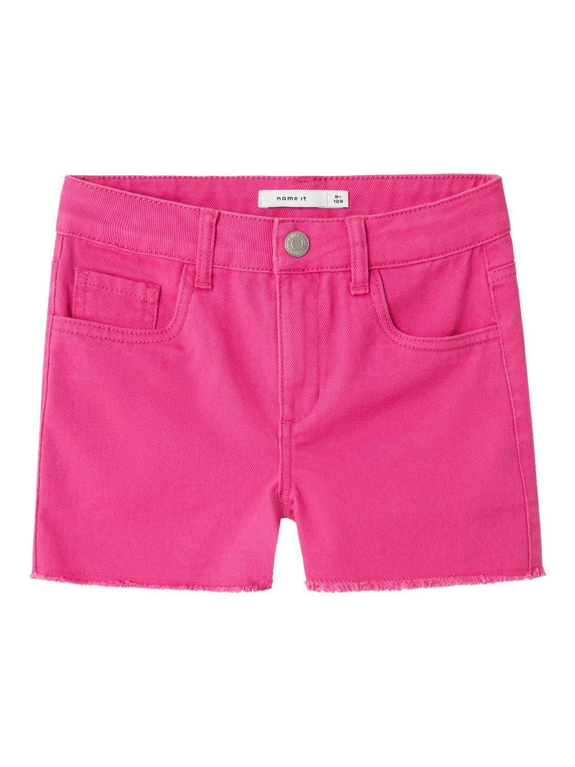 Name it KIDS mom casual short fuchsia Korte broek Roze Meisjes Katoen Effen 128