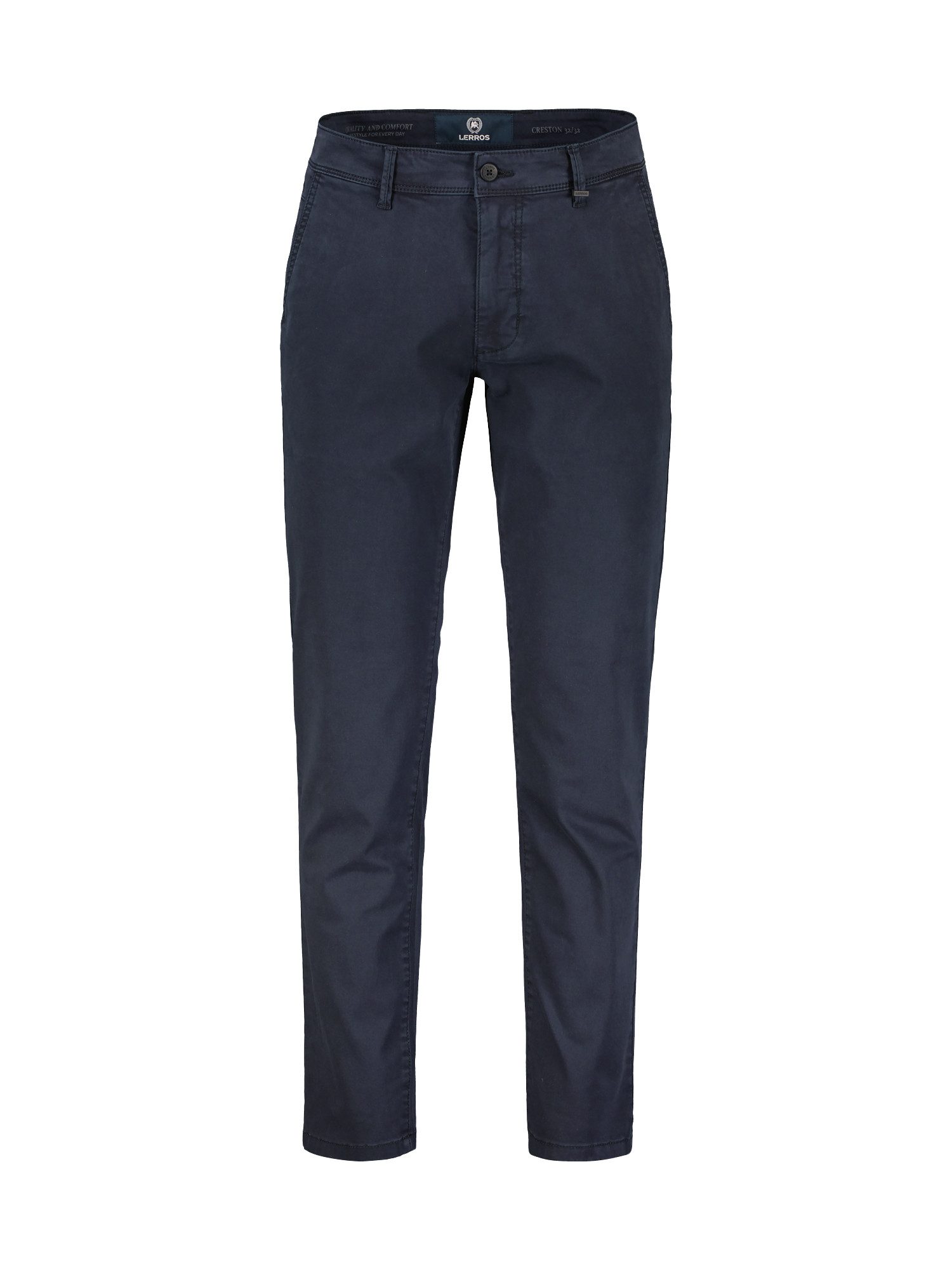 Lerros 5-pocket jeans LERROS Basic Chino in structuurkwaliteit, SLIM FIT heren jeans maat 31 blauw