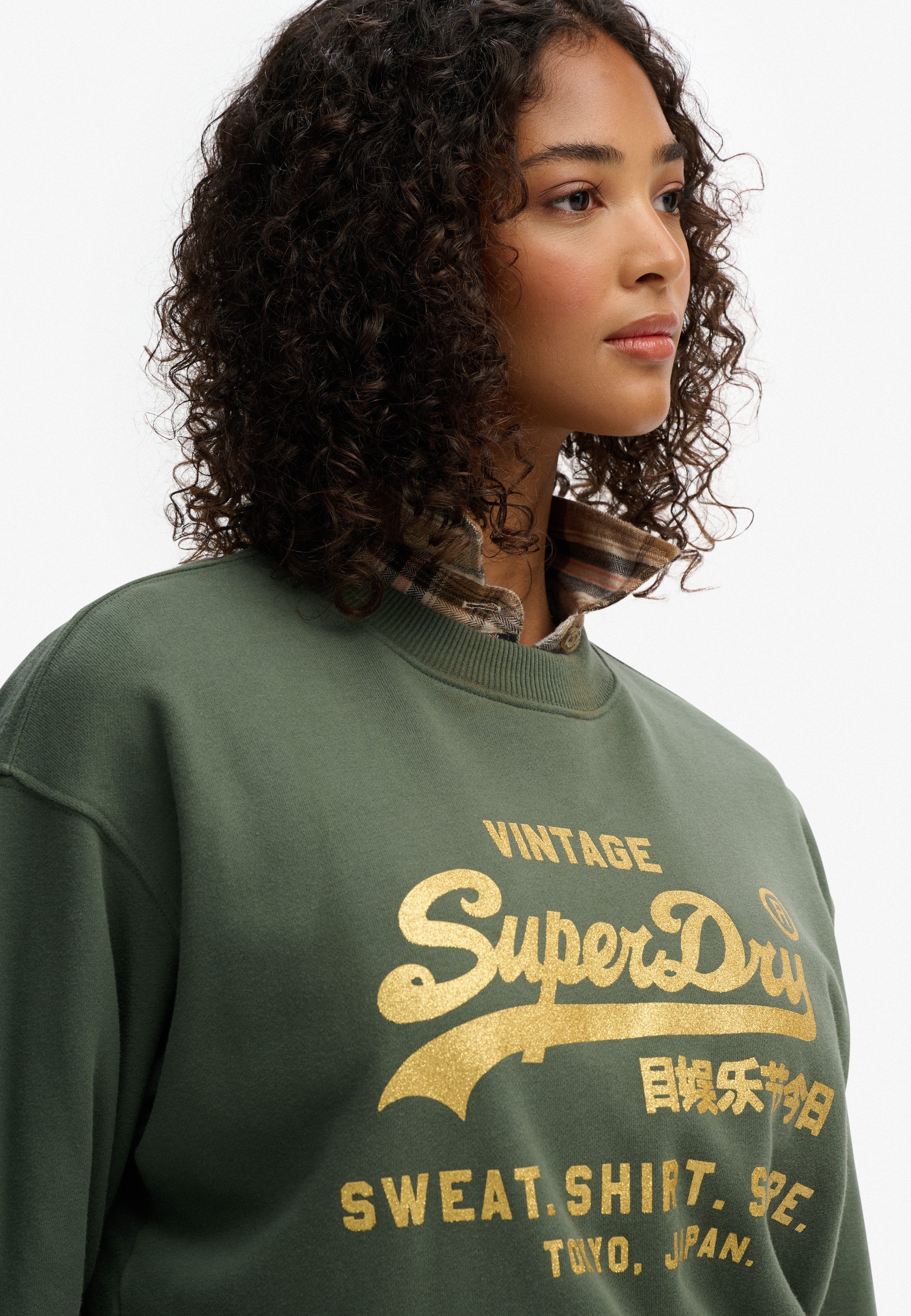 Superdry Sweatshirt EMBELLISHED VL LOOSE CREW