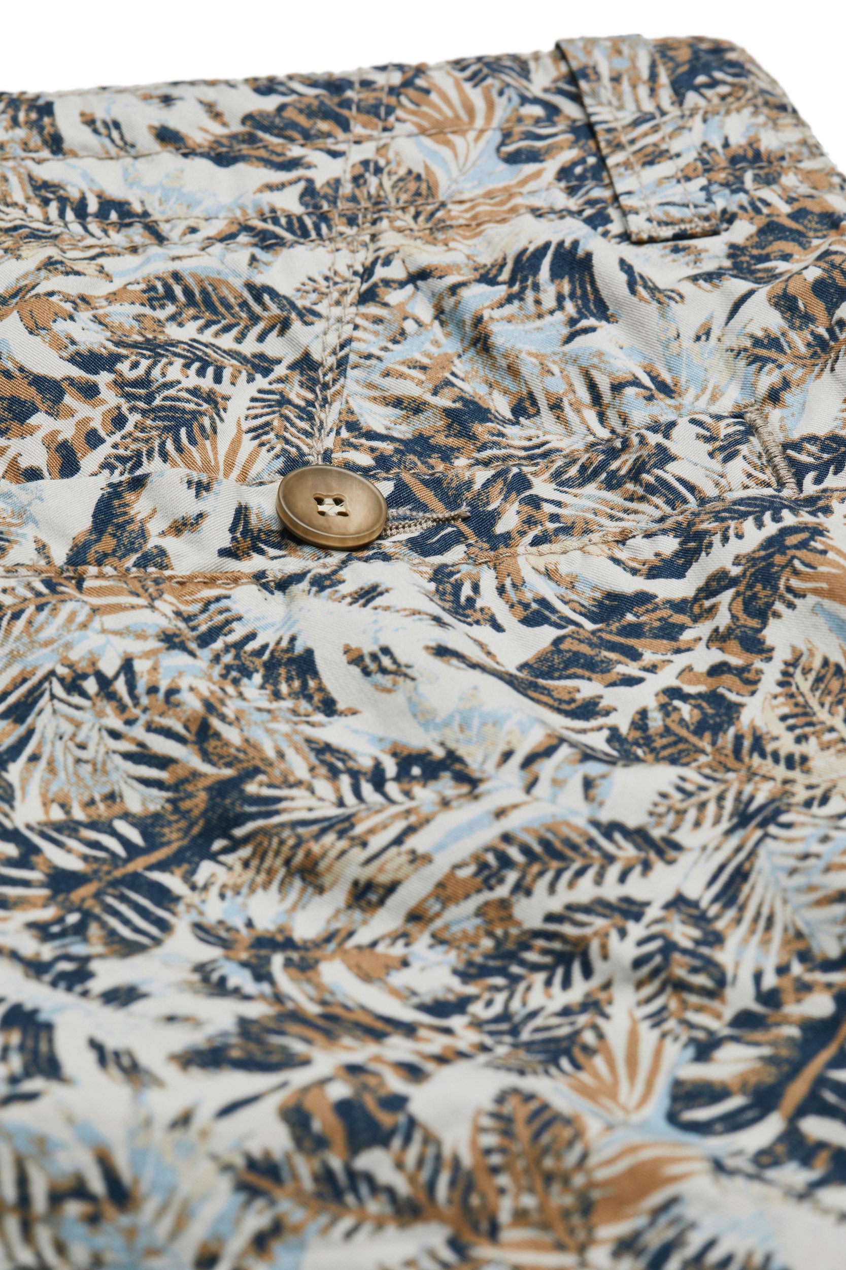 Bugatti Bermuda met grafische all-over print