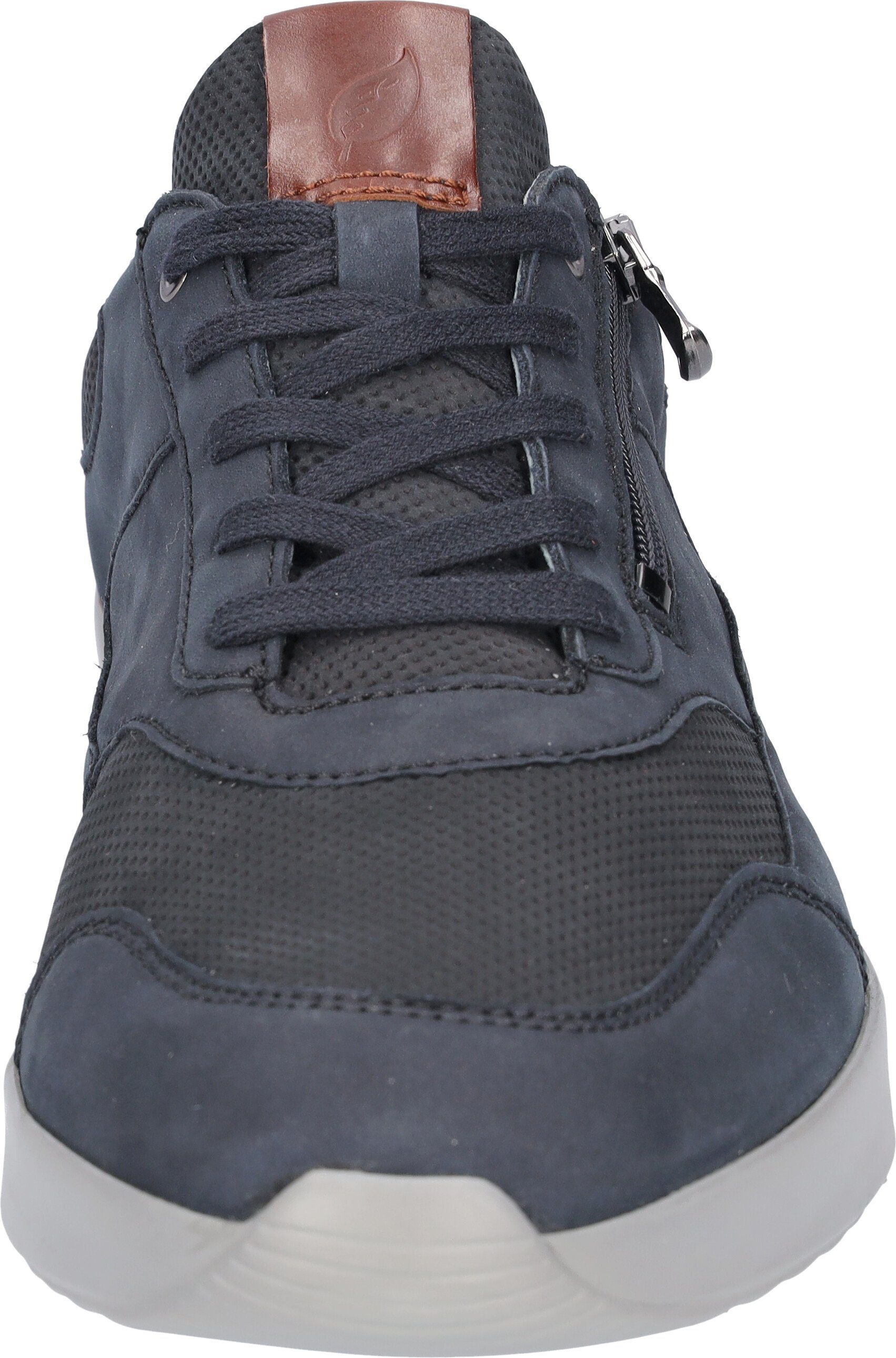 Waldläufer Sneakers K-Fabian in breedte h (= zeer breed), vrijetijdsschoen, lage schoen, veterschoen