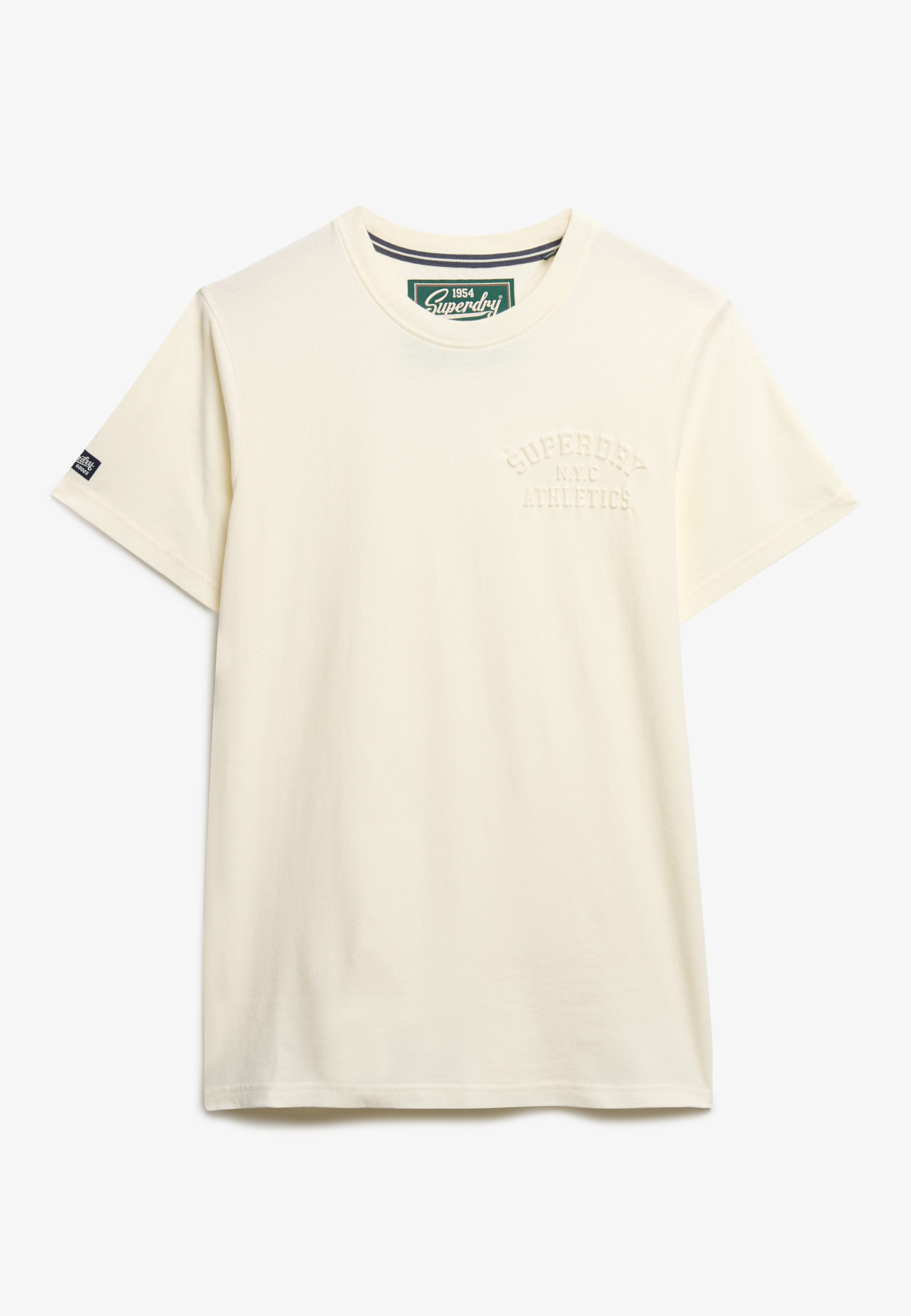 Superdry Shirt met ronde hals ATHLETIC EMBOSS RELAXED TEE