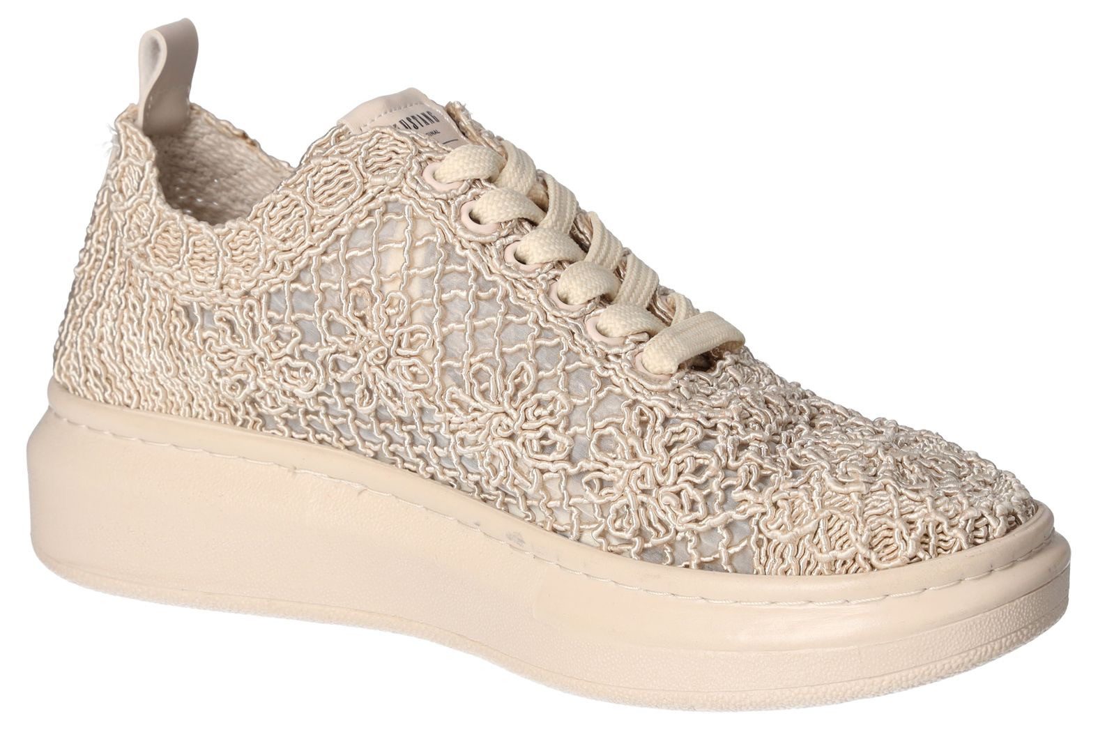 Mustang Shoes Sneakers , plateausneaker, veterschoen met sleehak