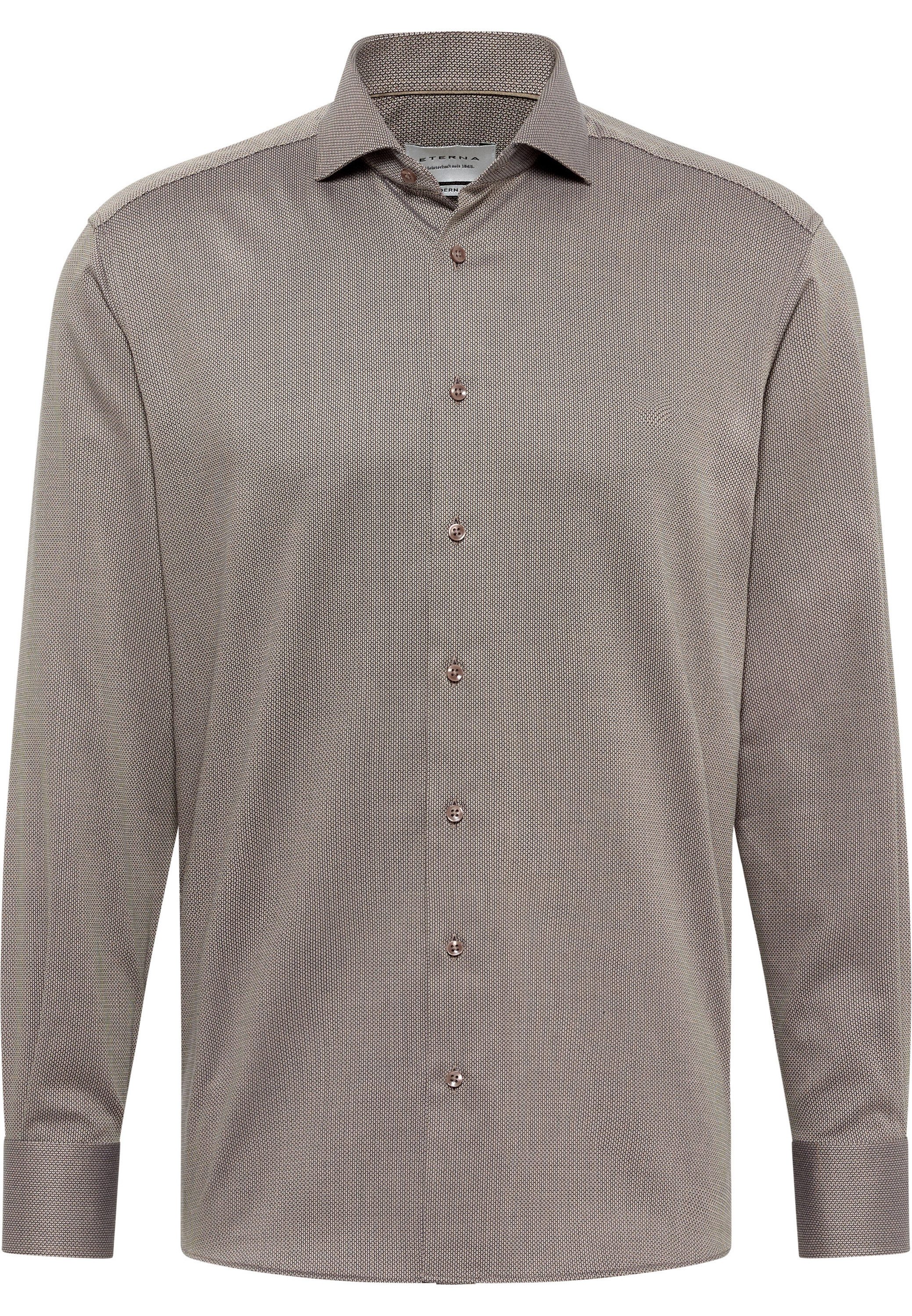 Eterna Overhemd met lange mouwen MODERN FIT NON IRON (strijkvrij)