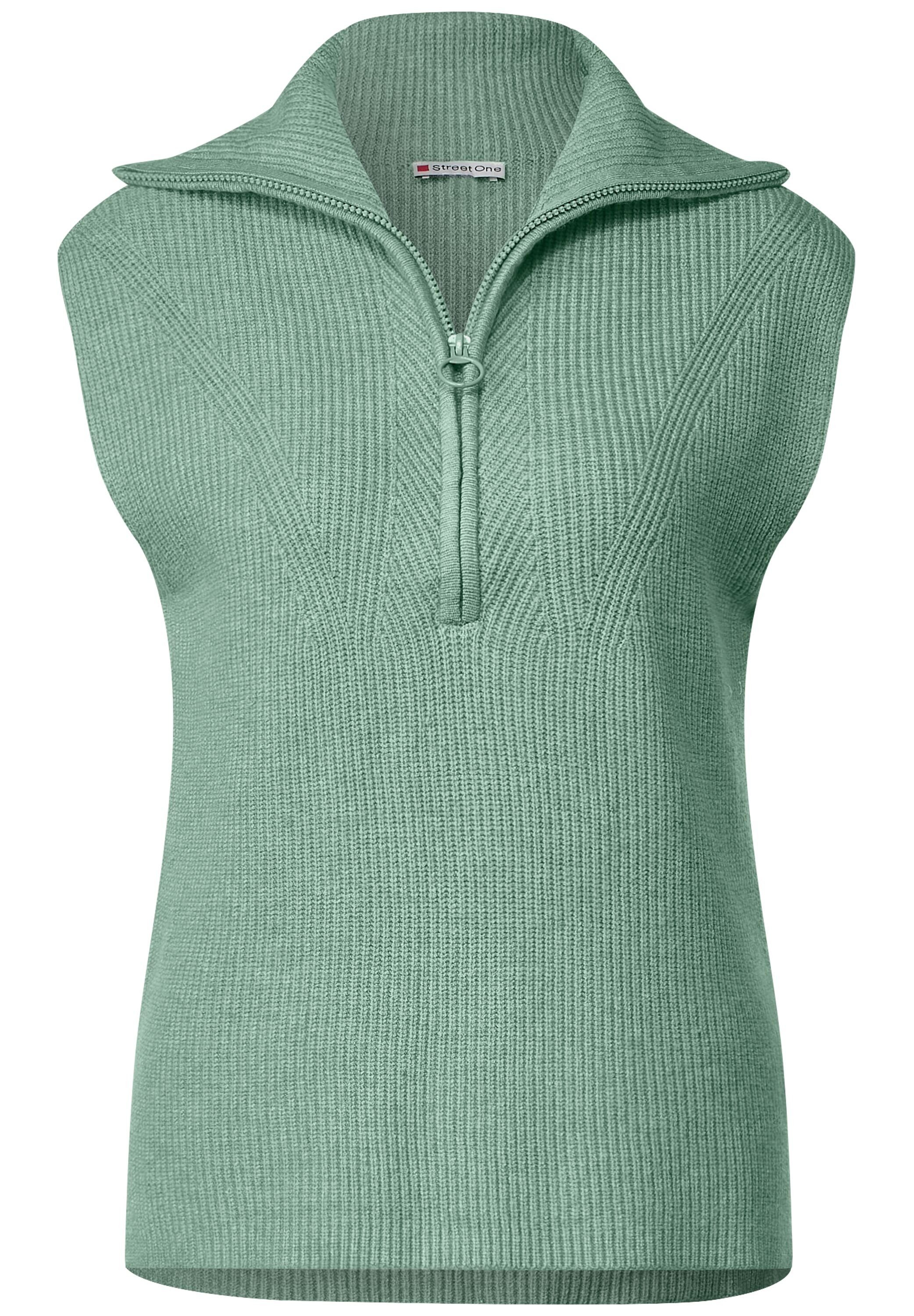 STREET ONE Slip-over Troyer pullunder met rits