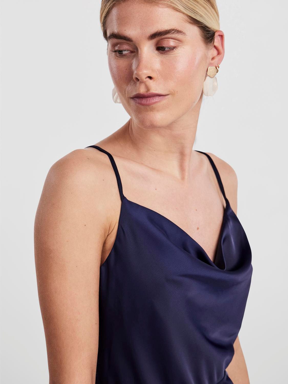 Y.A.S Jurk met spaghettibandjes YASTHEA STRAP LONG DRESS S. NOOS