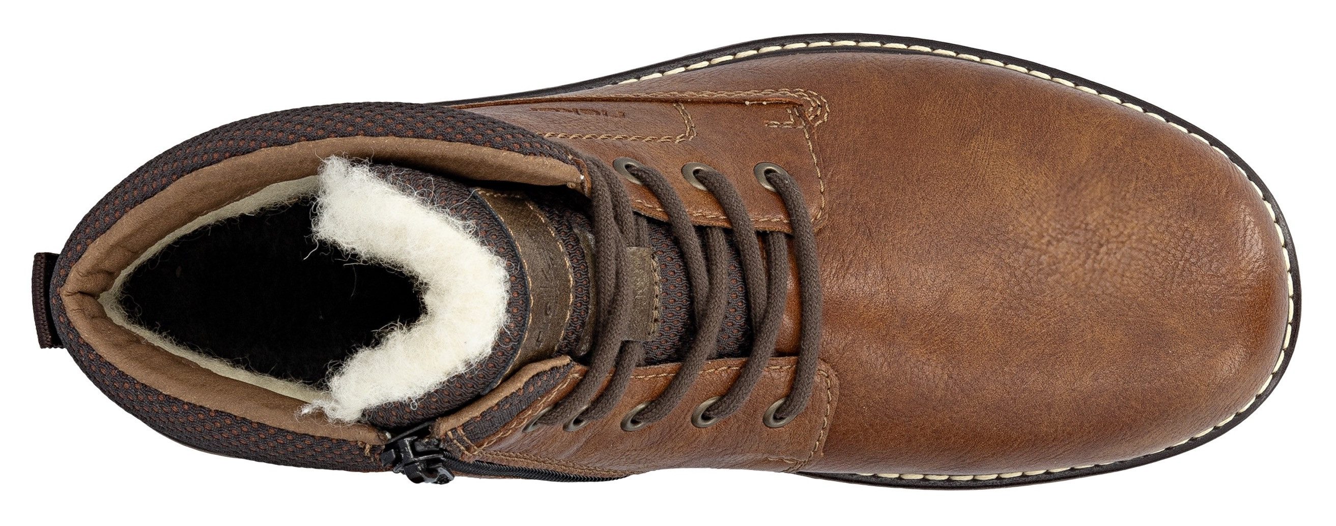 Rieker Winterlaarsjes worker boots, veterschoenen, trekkinglaarzen met riekertex-membraan
