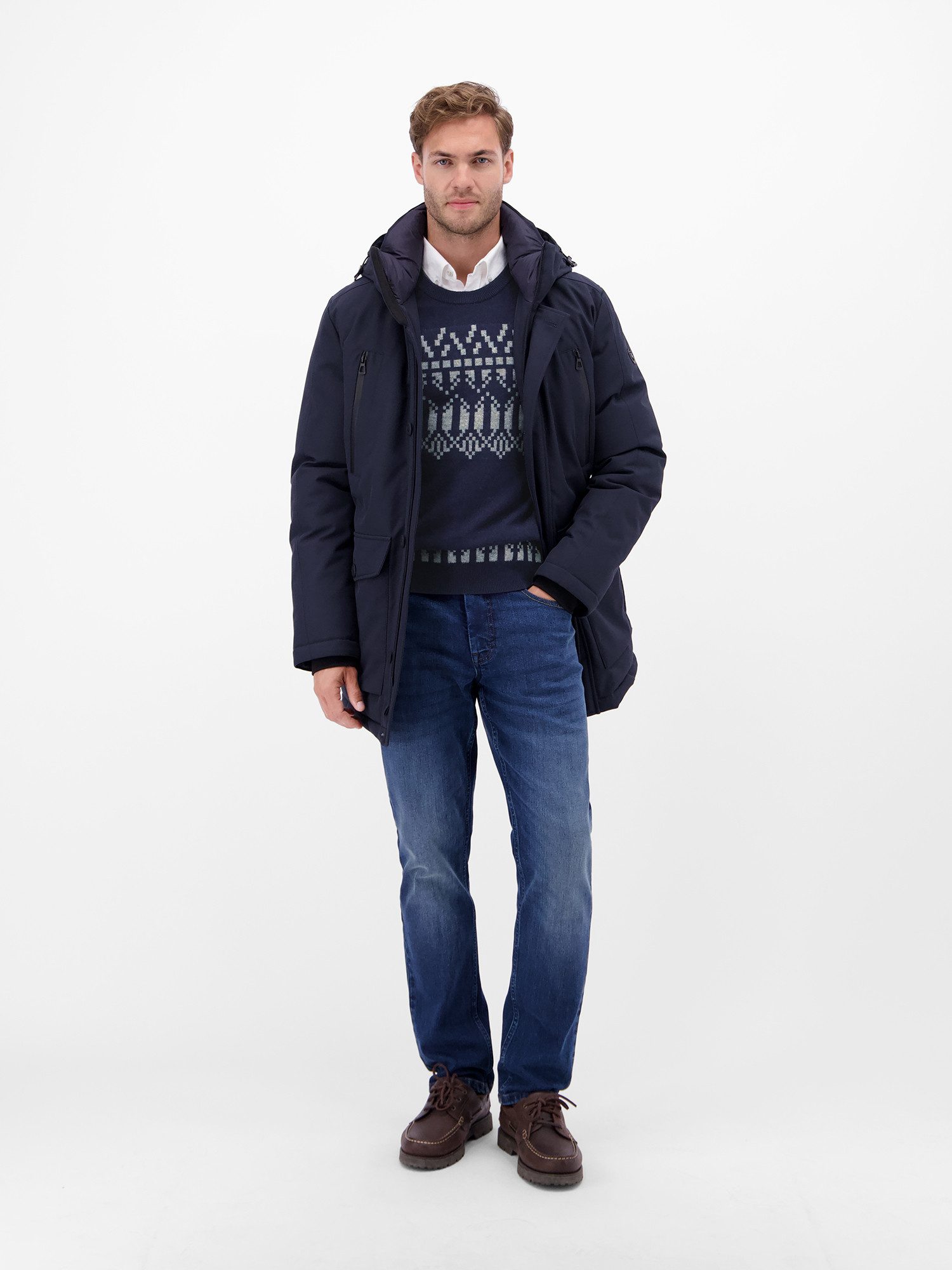 Lerros Gebreide trui LERROS Heren gebreide trui, scandinavisch geïnspireerd