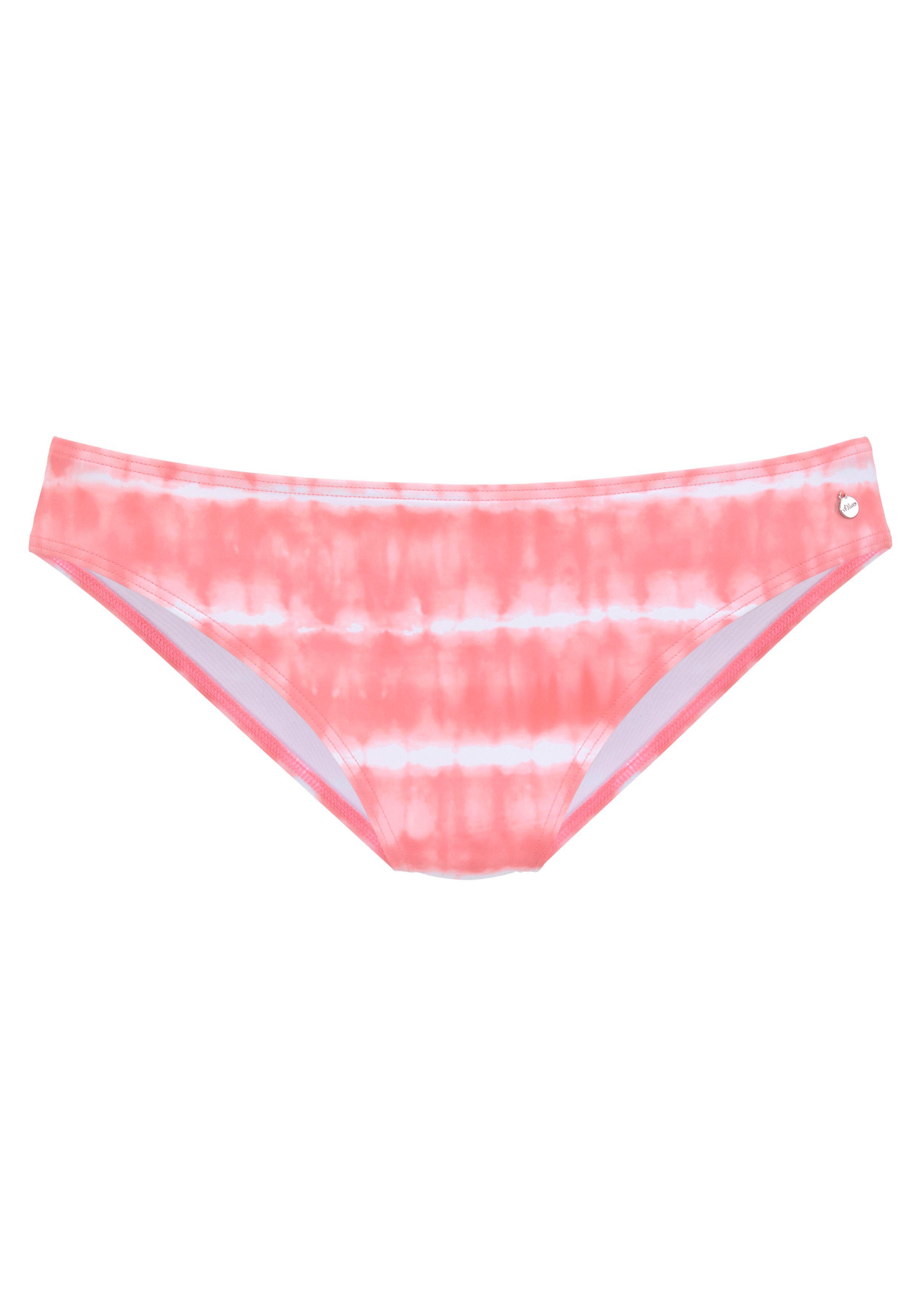 s.Oliver RED LABEL Beachwear Bikinibroekje Enja met batikprint