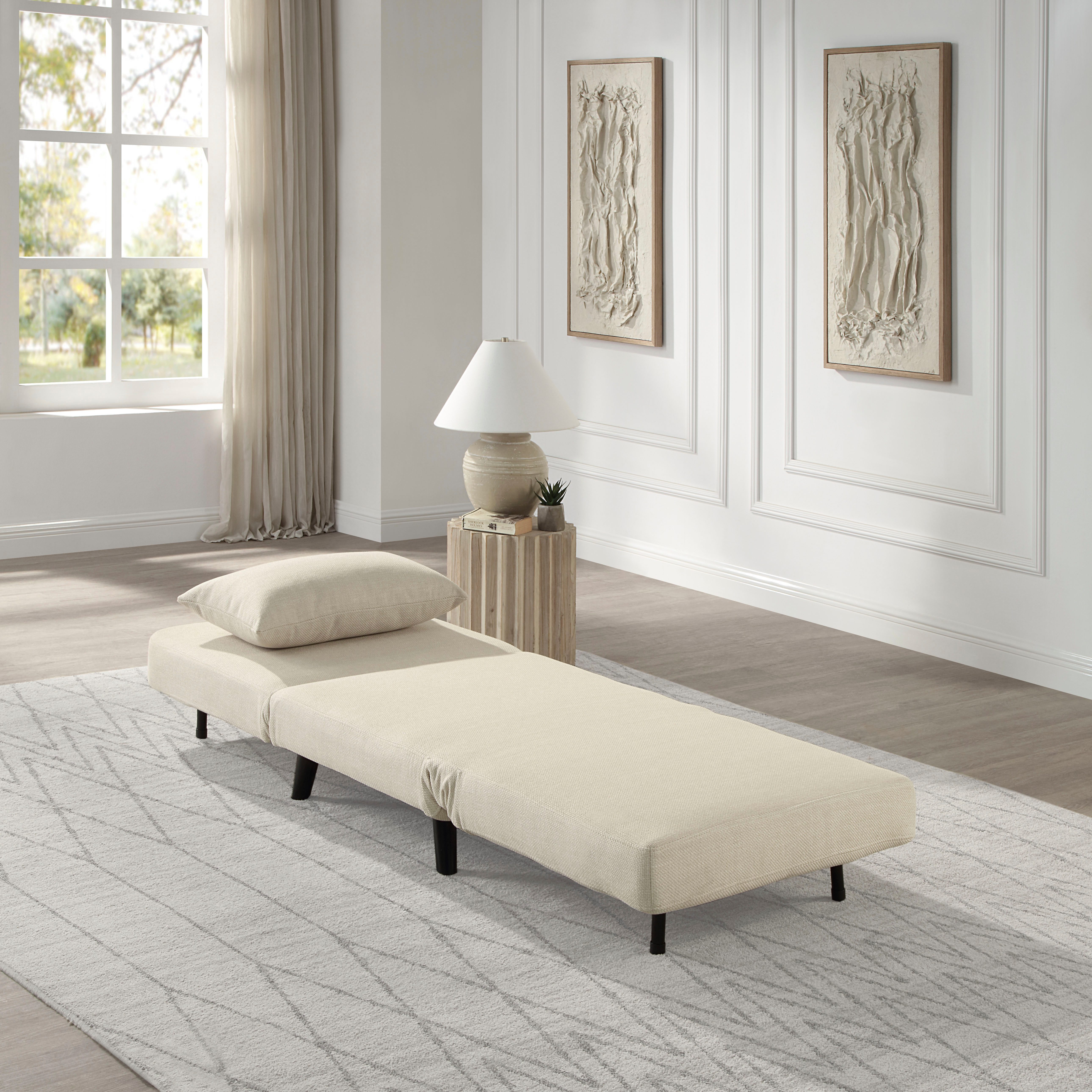ATLANTIC home collection Fauteuil Robby incl. bedfunctie, meerdere verstelbaar, structuurstof