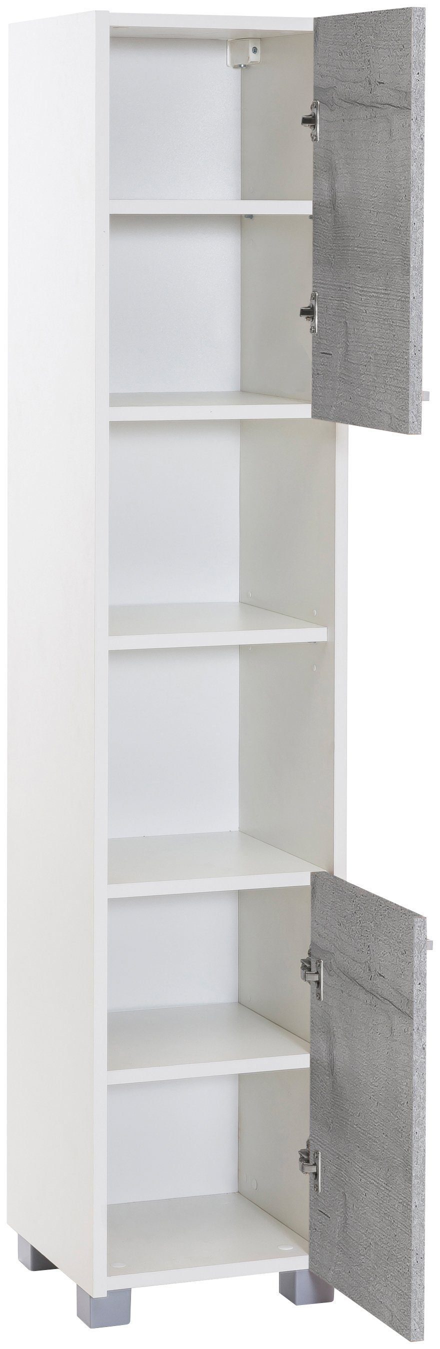 Schildmeyer Hoge kast Laif, Breedte 30 cm Wisselbare deur aanslag, hoogwaardige metalen beslag