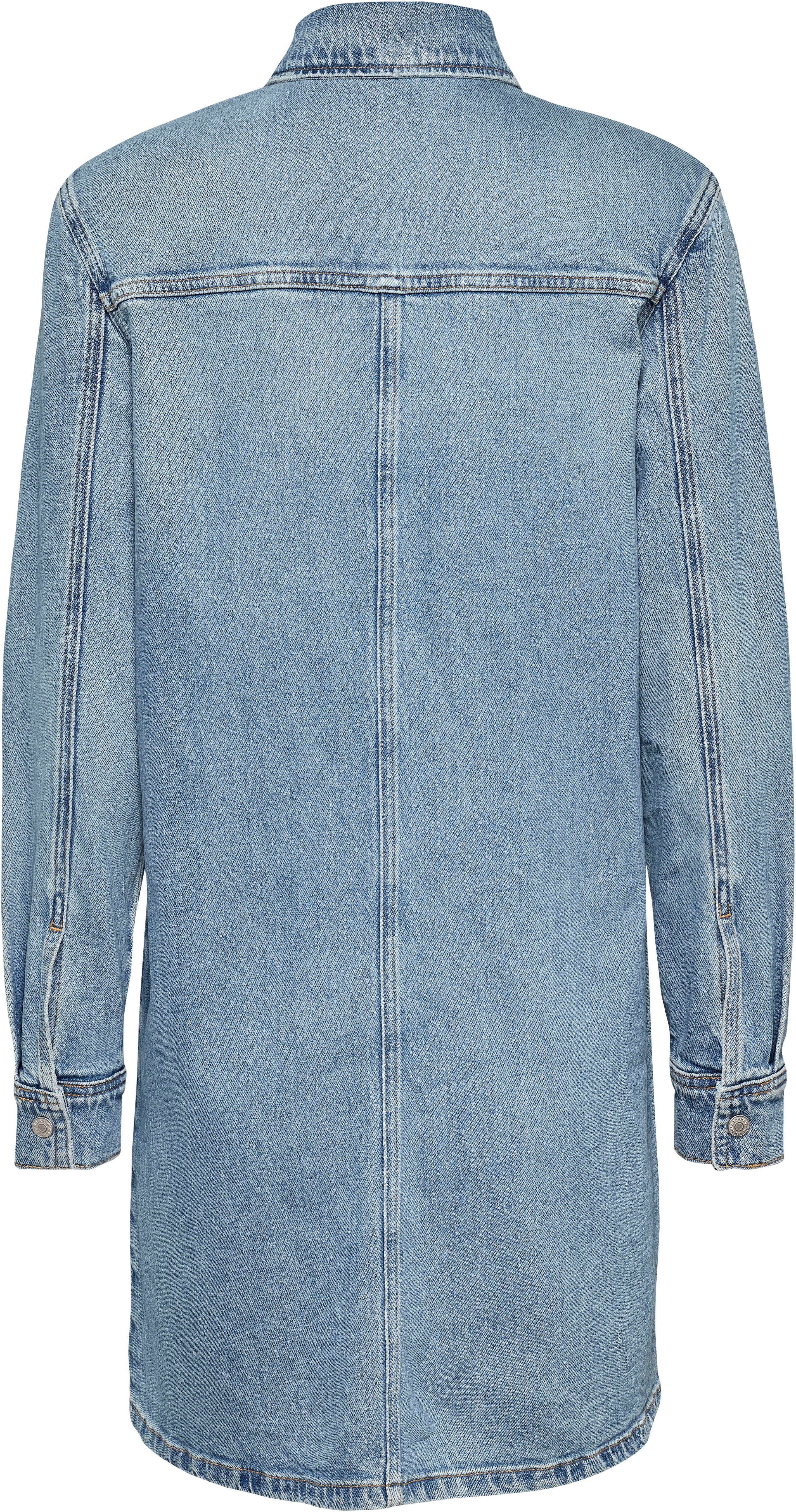 TOMMY JEANS Blousejurk ALINE LS DRESS CH6119 EXT