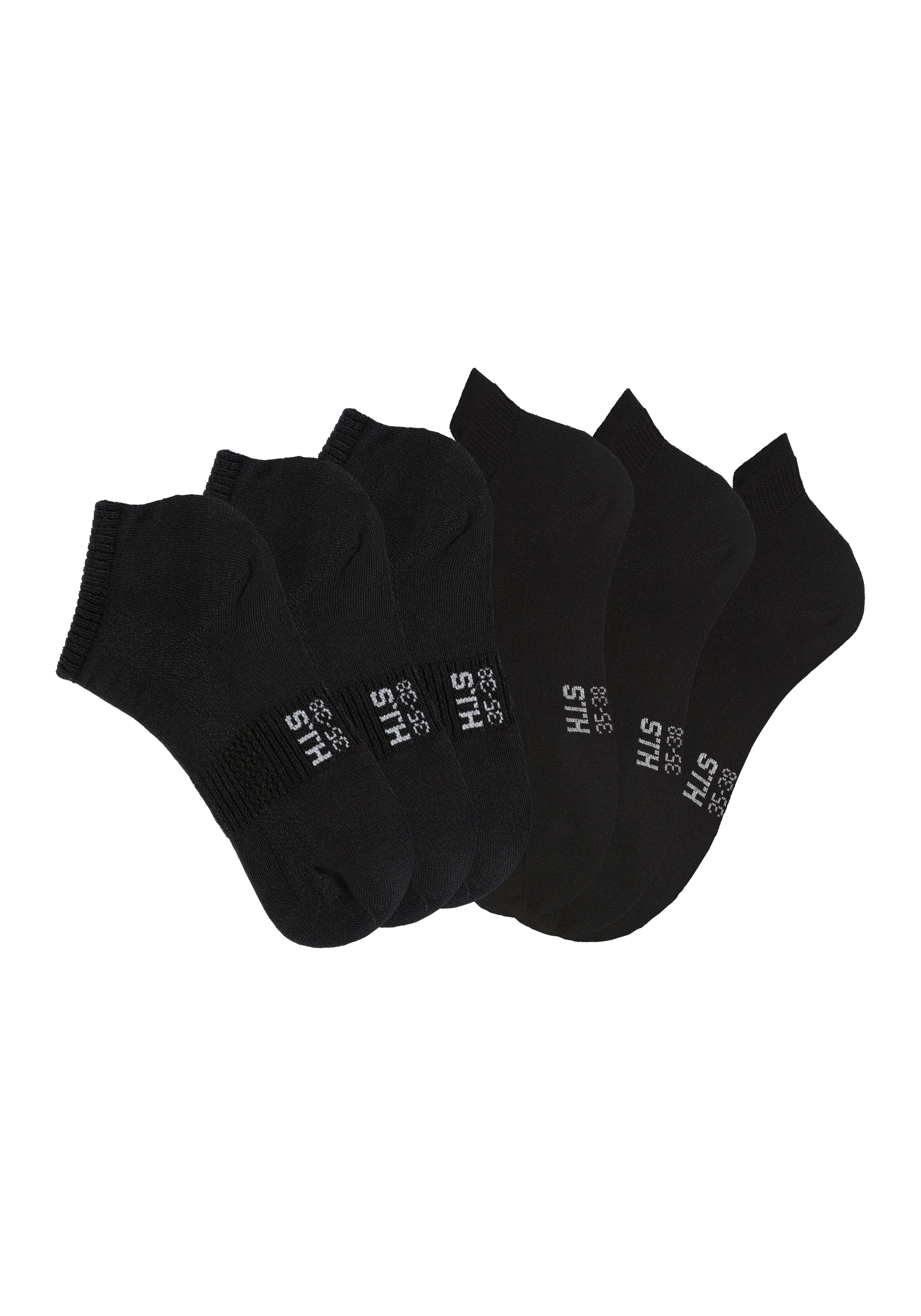 H.I.S Sportsokken Korte sokken en sneakersokken in één verpakking (set, 6 paar)