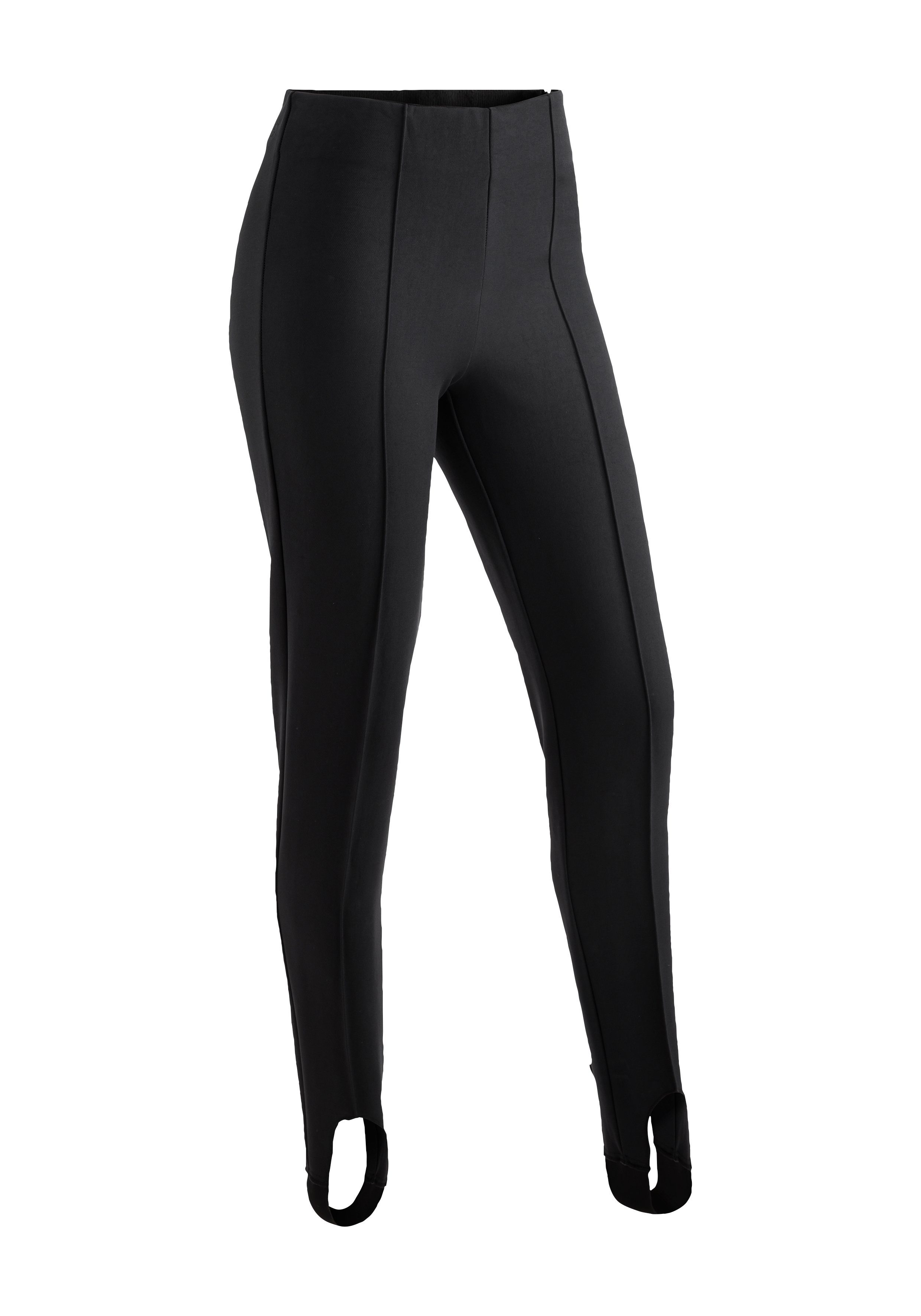 Maier Sports Skibroek Sonja Slim fit broek met voetbandjes, elastisch, elegant model