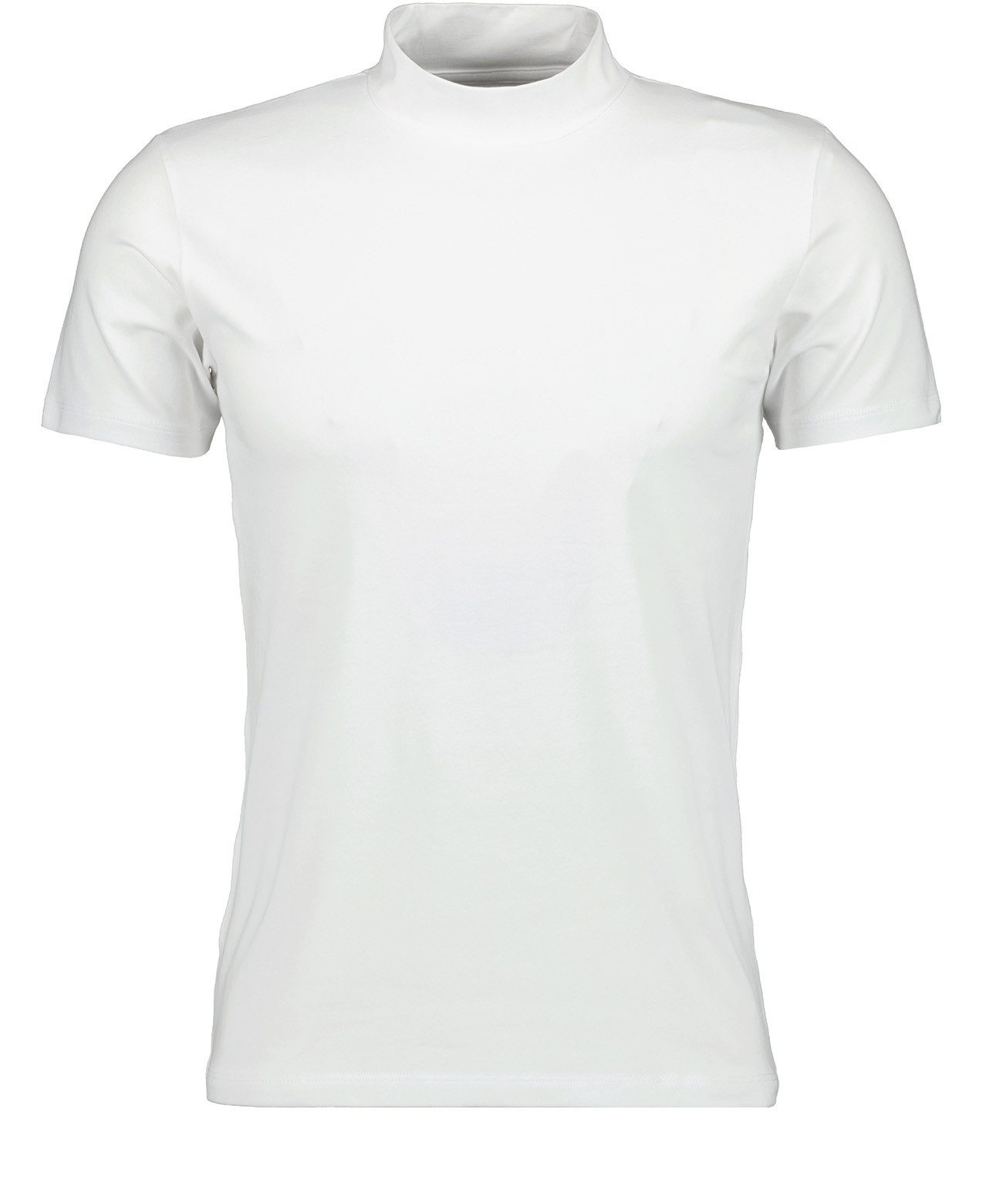 RAGMAN Shirt met staande kraag heren t-shirts maat XXL wit