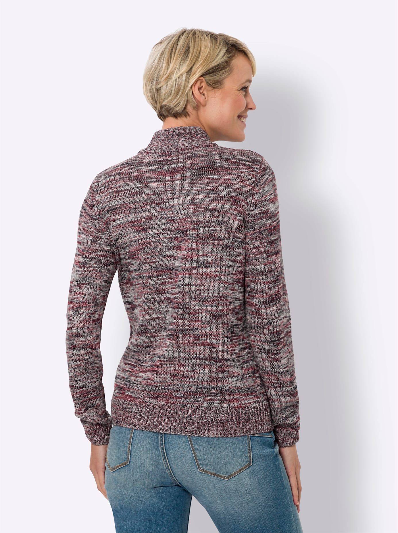 Classic Basics Gebreide Trui met opstaande kraag