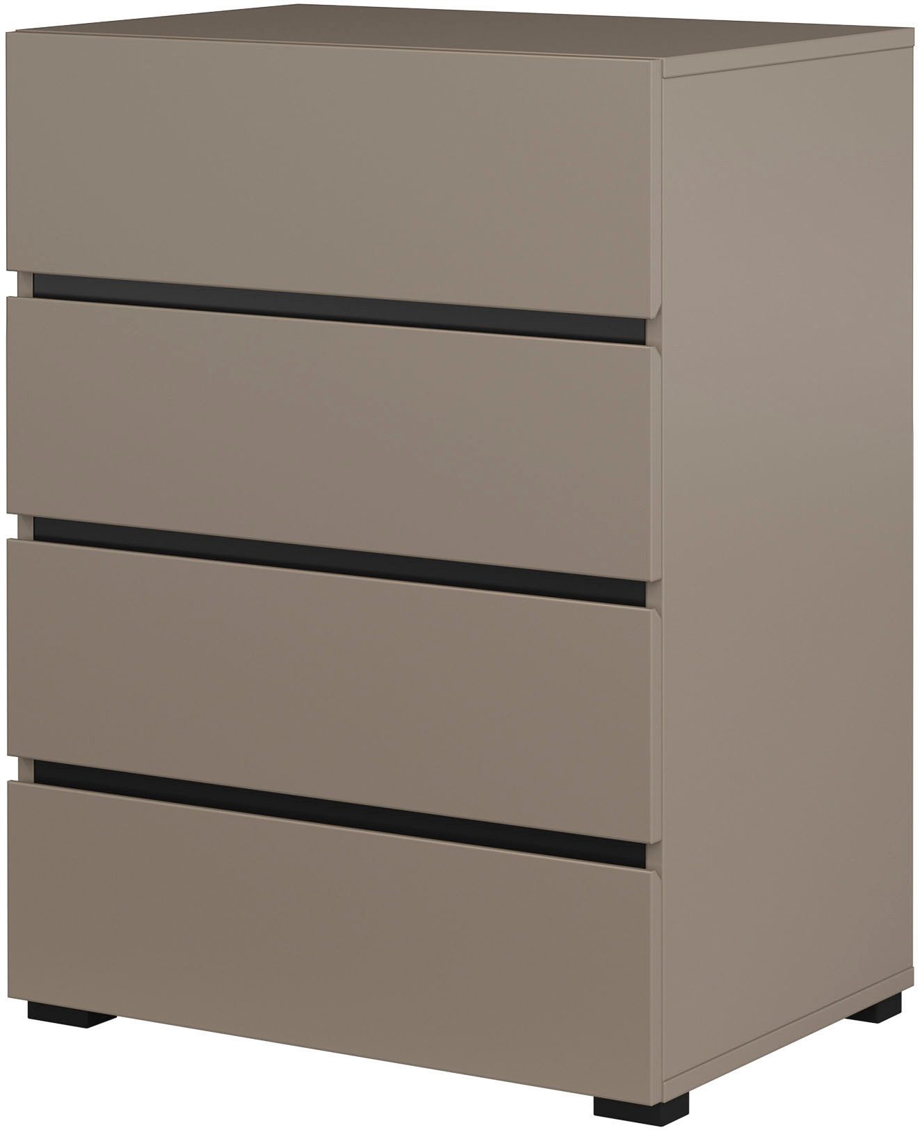 INOSIGN Kast Cross,Breedte 60 cm, moderne greeploze sideboard,4 lades