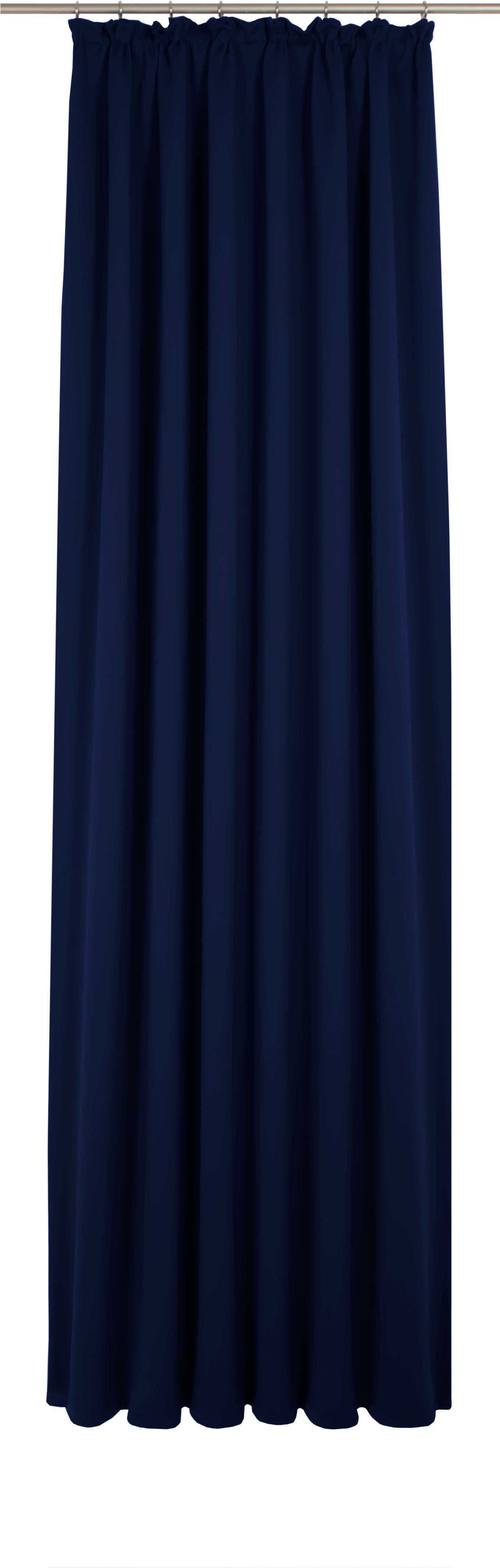 Wirth Gordijn Newbury (1 stuk) kant & klaar gordijnen maat 130 cm x 375 cm blauw