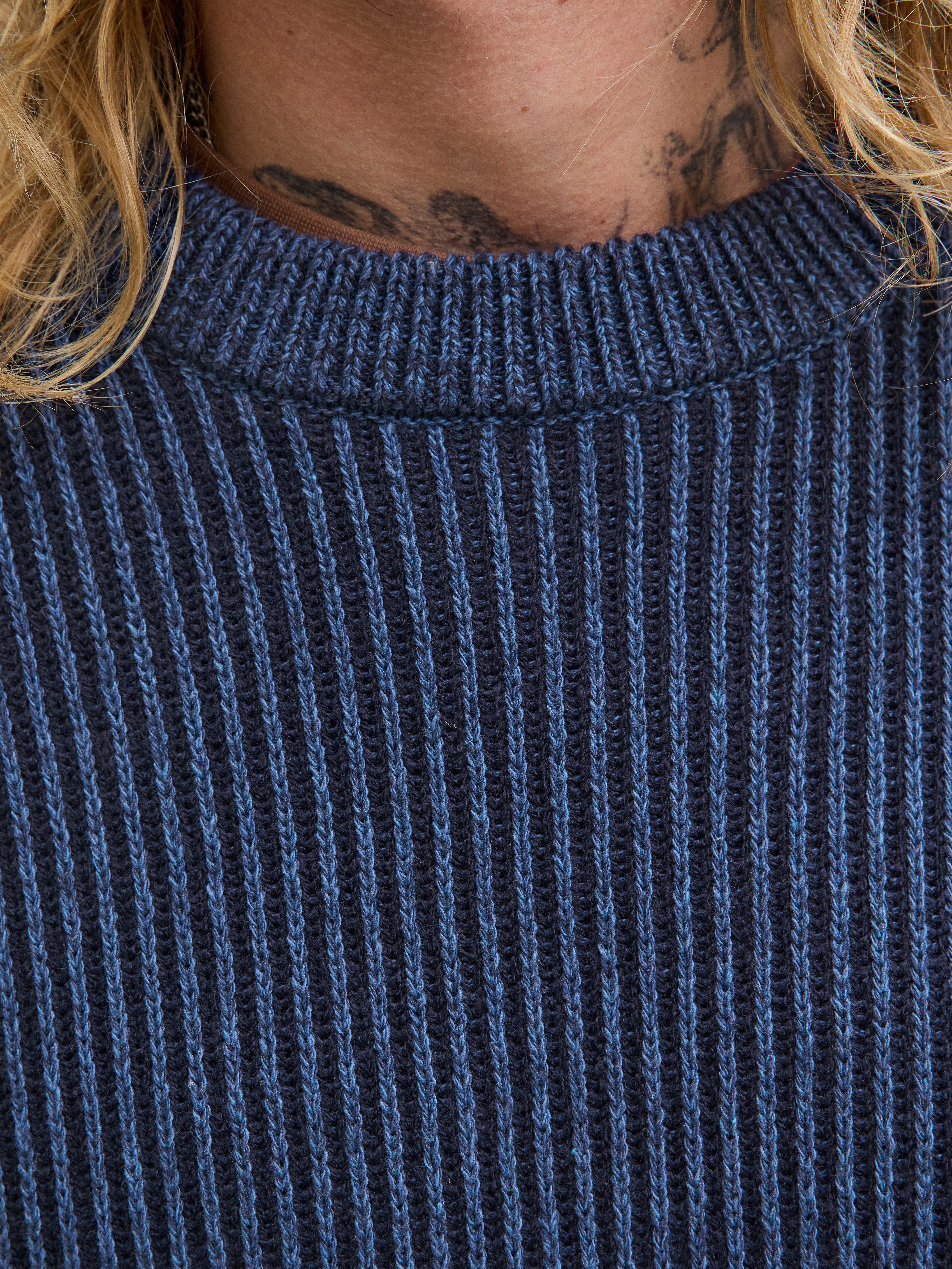 Jack & Jones Gebreide trui JJEDOVER KNIT CREW NECK SN