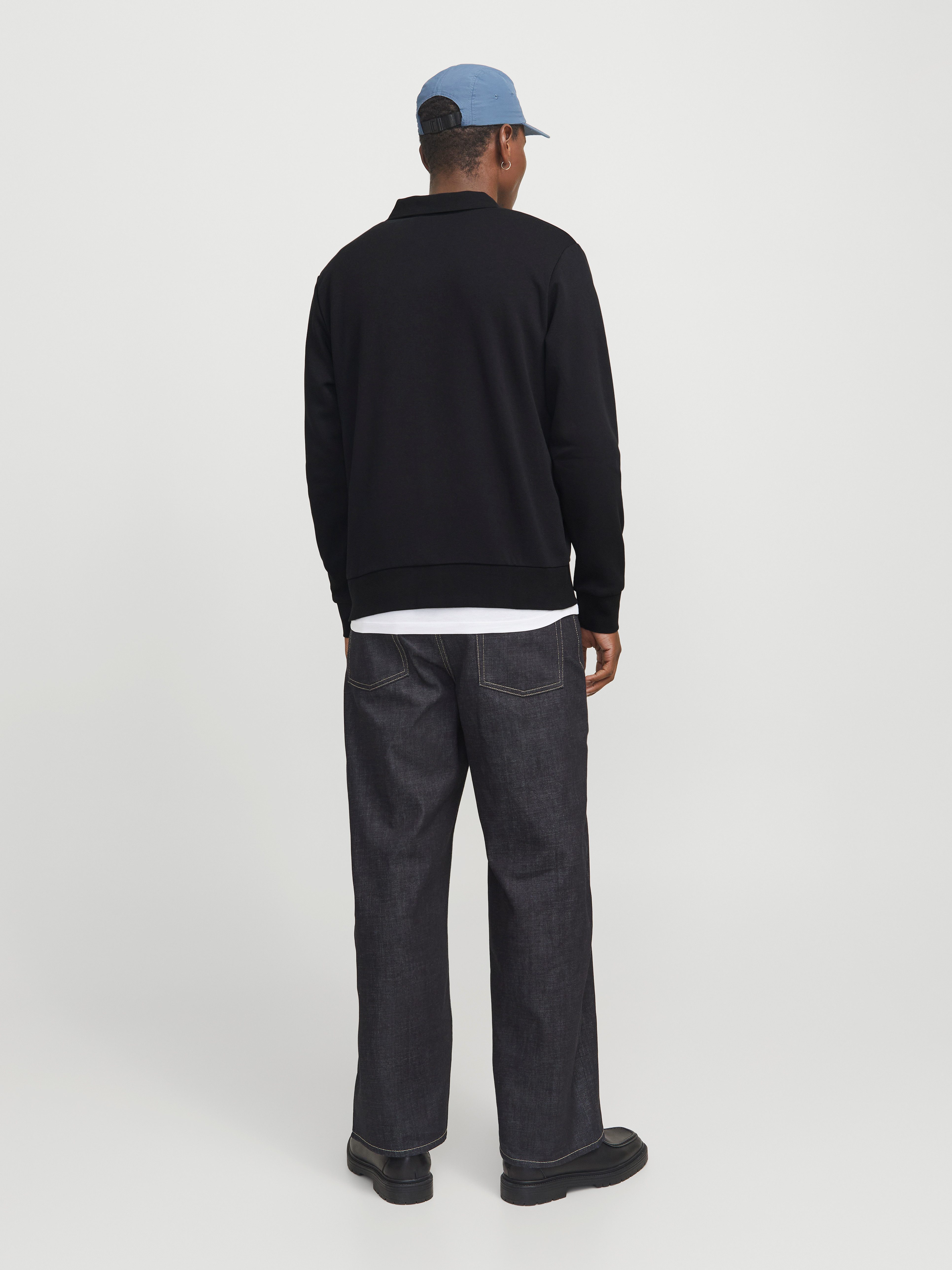 Jack & Jones Sweatshirt JJEBRADLEY SWEAT POLO NOOS