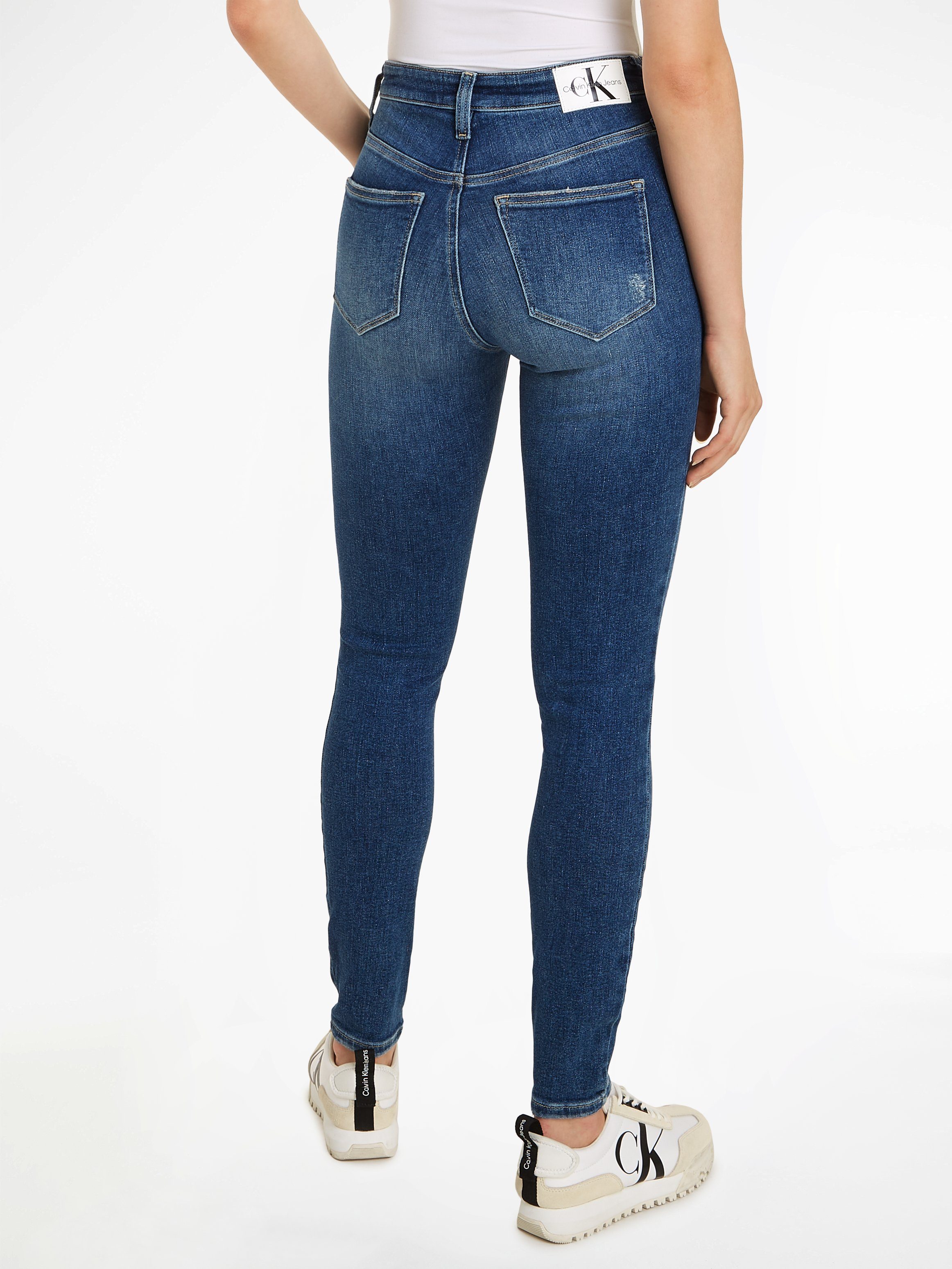 Calvin Klein Skinny fit jeans High rise skinny in een klassiek 5-pocketsmodel